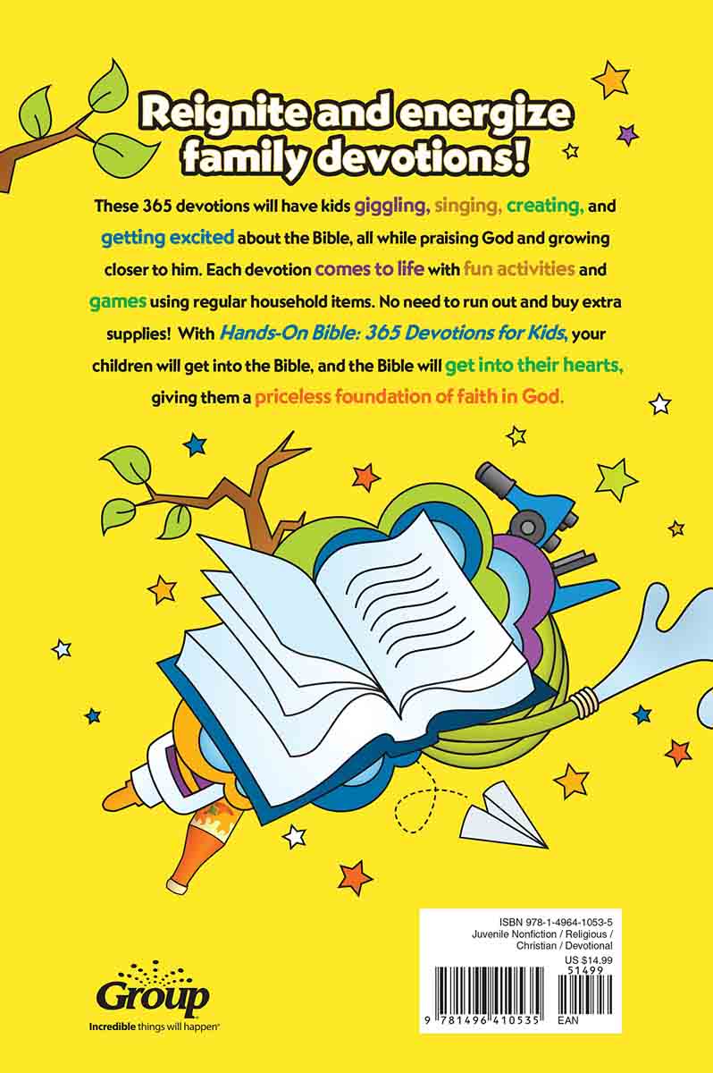 Hands-On Bible 365 Devotions For Kids (Paperback) - Image 2