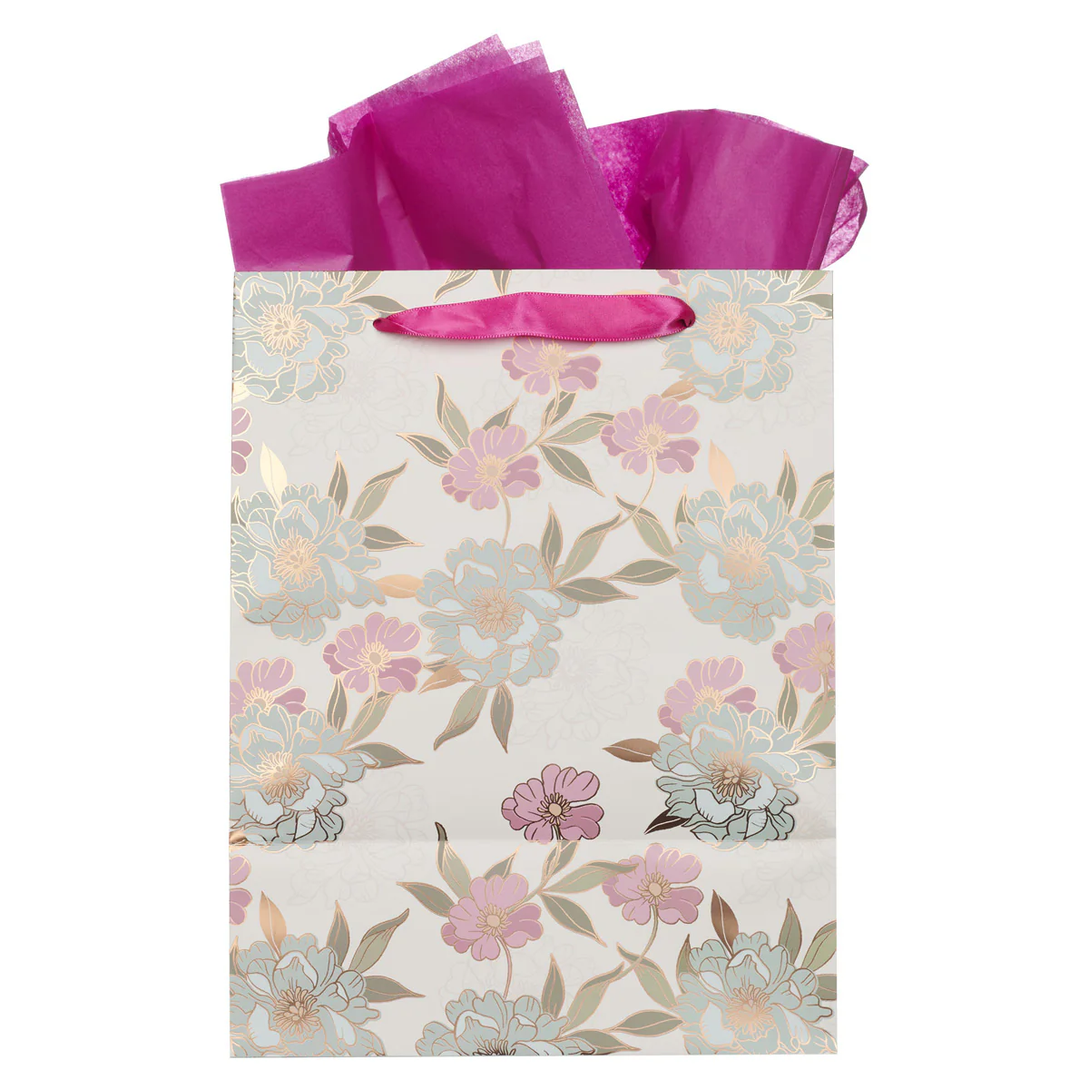 He Has Made Everything Beautiful in Its Time Portrait Gift Bag with Gift Tag - Image 2