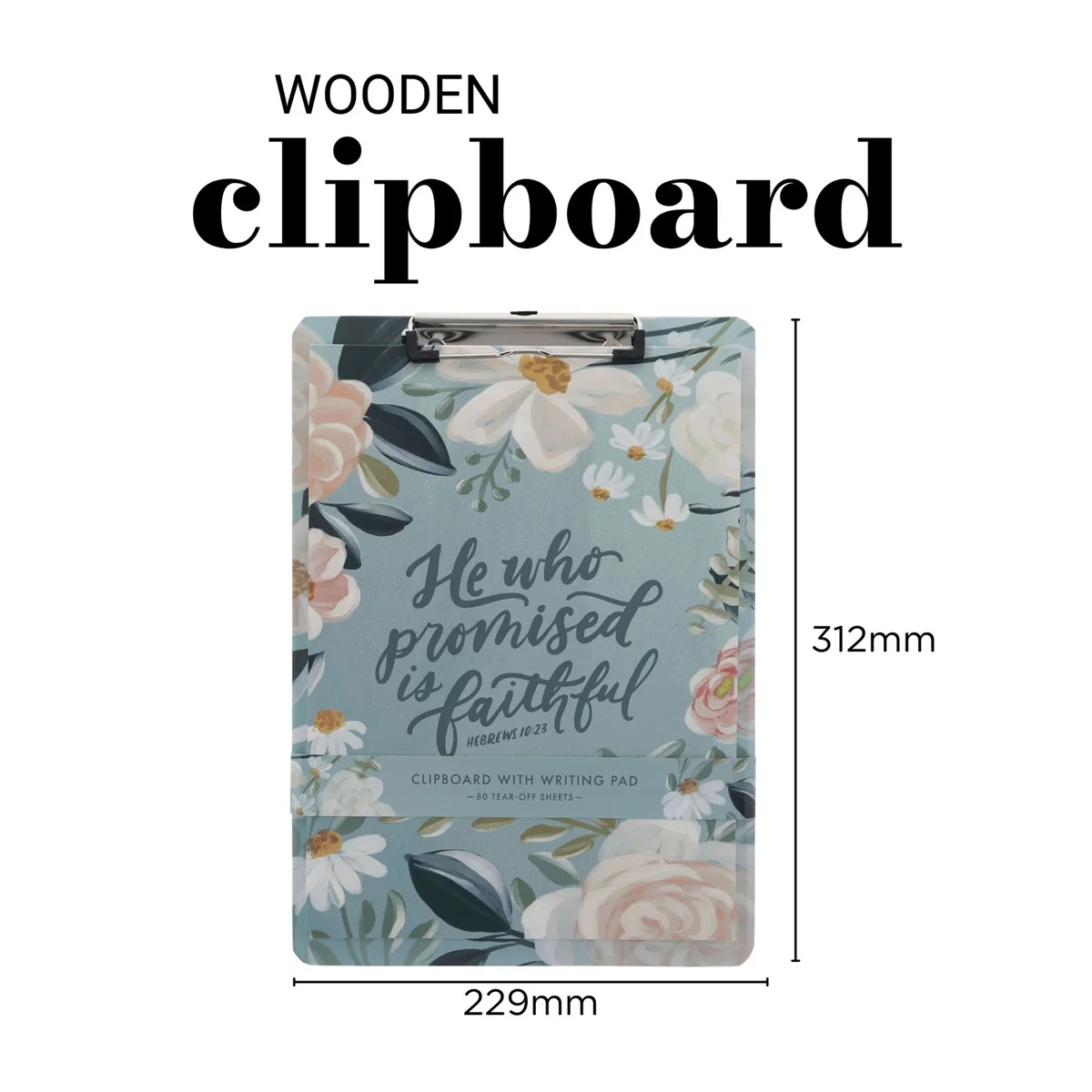 He Who Promised Is Faithful Clipboard with Notepad - Image 6