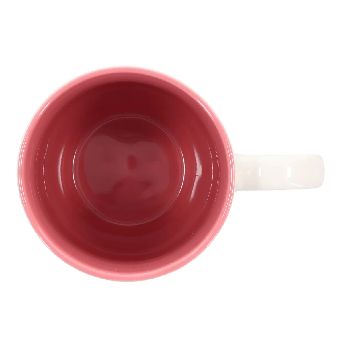 Hoop Maak Alles Weer Nuut Afrikaans Ceramic Mug with Pink Interior - Image 3