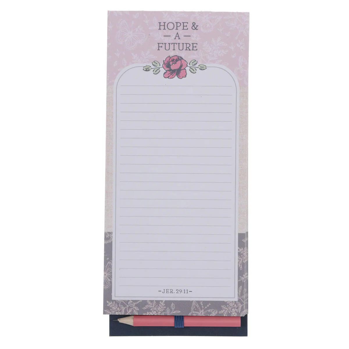 Hope and a Future Magnetic Notepad with Pencil