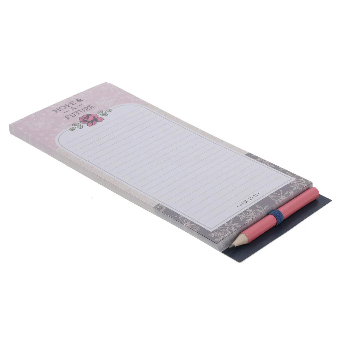 Hope and a Future Magnetic Notepad with Pencil - Image 3