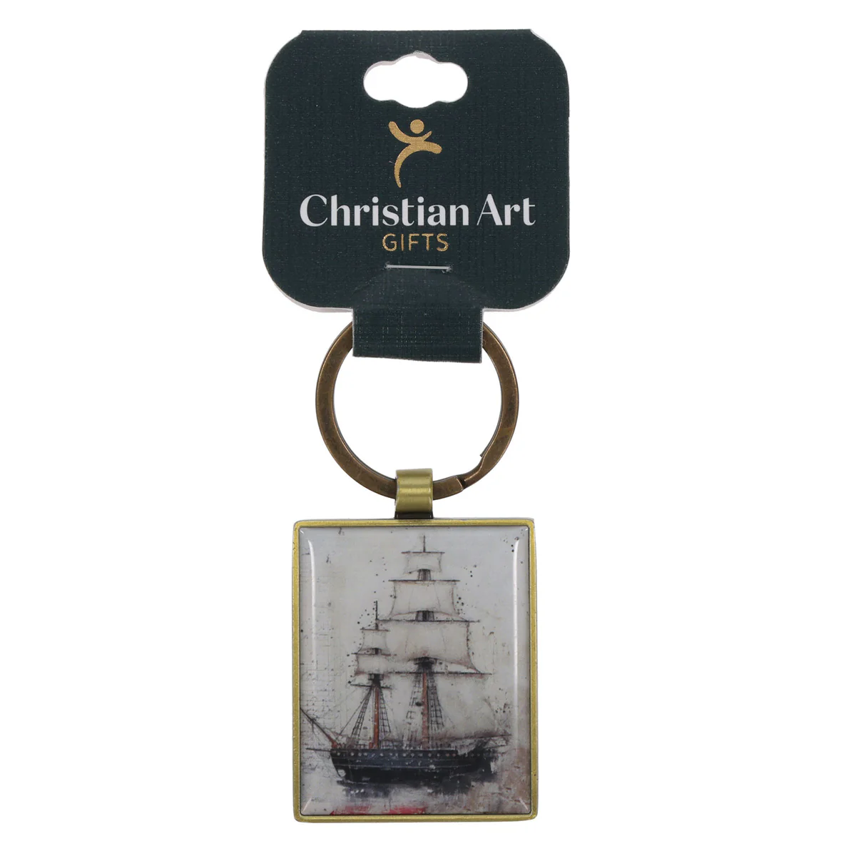 We Have This Hope as an Anchor for the Soul Epoxy Metal Keychain - Image 3