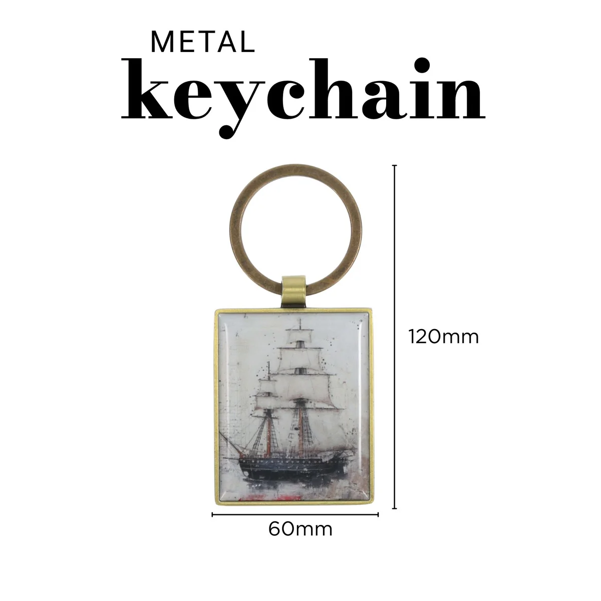 We Have This Hope as an Anchor for the Soul Epoxy Metal Keychain - Image 4