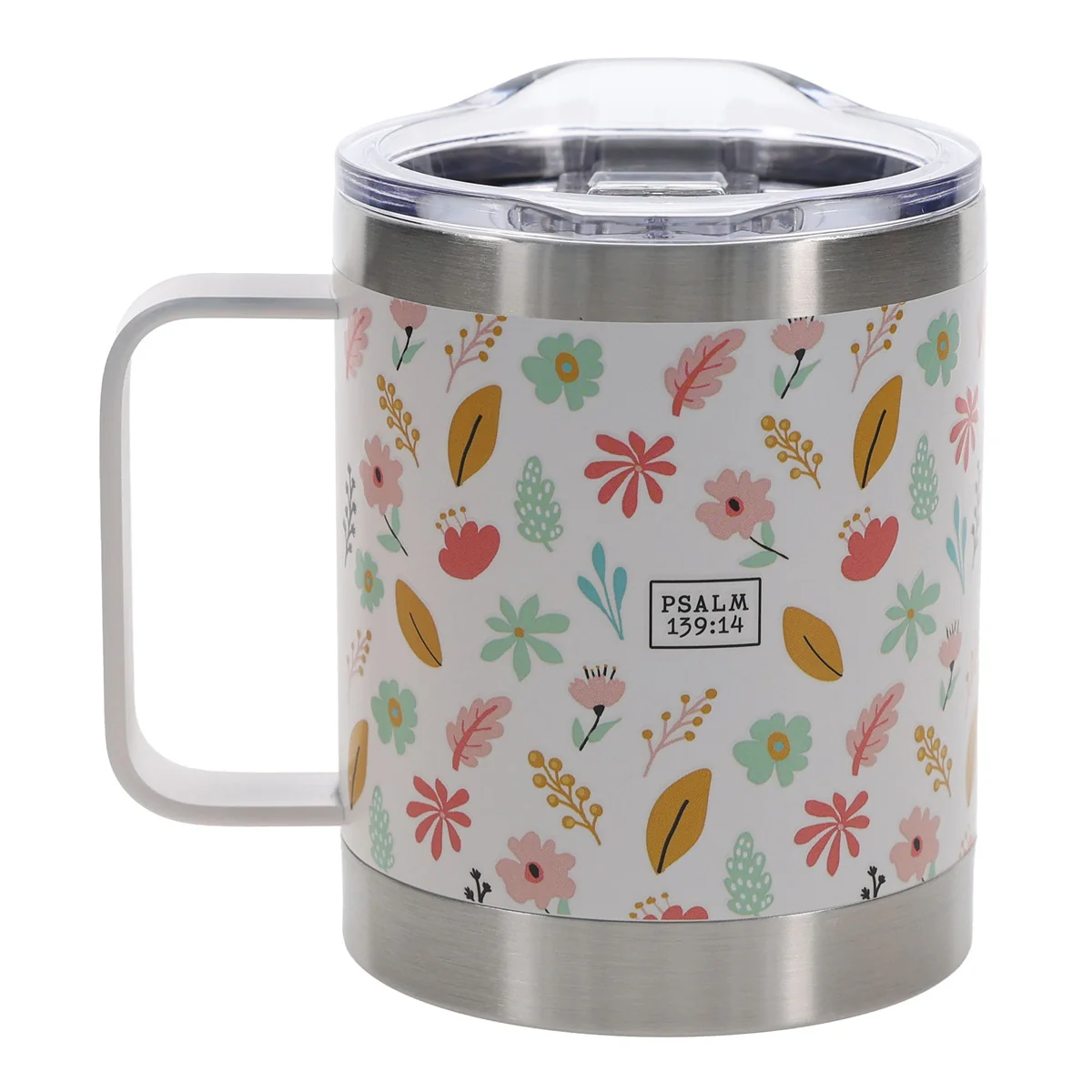 I Am Fearfully and Wonderfully Made Stainless Steel Camp Style Travel Mug - Image 2