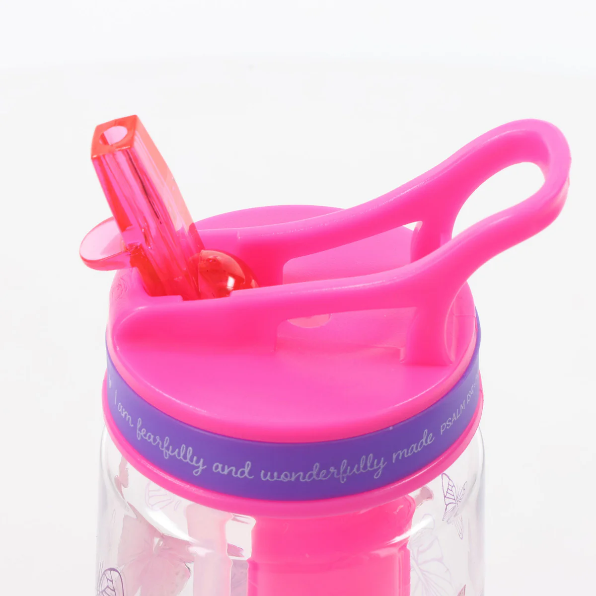 I Am God's Princess Plastic Water Bottle - Image 3