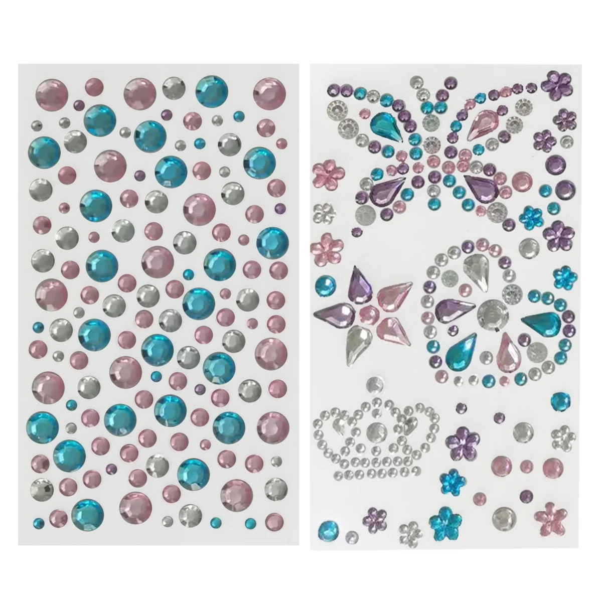 I Am God's Princess Stainless Steel Water Bottle with Rhinestone Decorative Sticker Sheet - Image 3