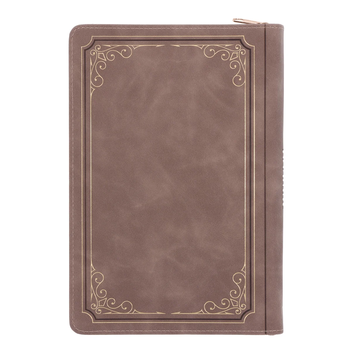 I Can Do All Things Through Christ Who Strengthens Me Faux Leather Journal with Zipped Closure - Image 2