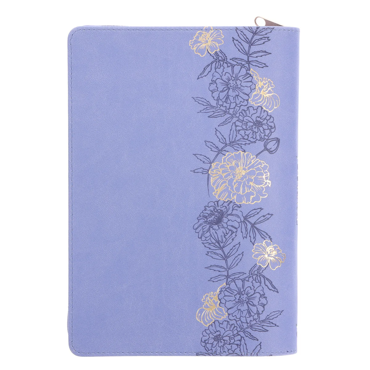 I Know the Plans I Have for You Purple Faux Leather Journal with Zipped Closure - Image 2