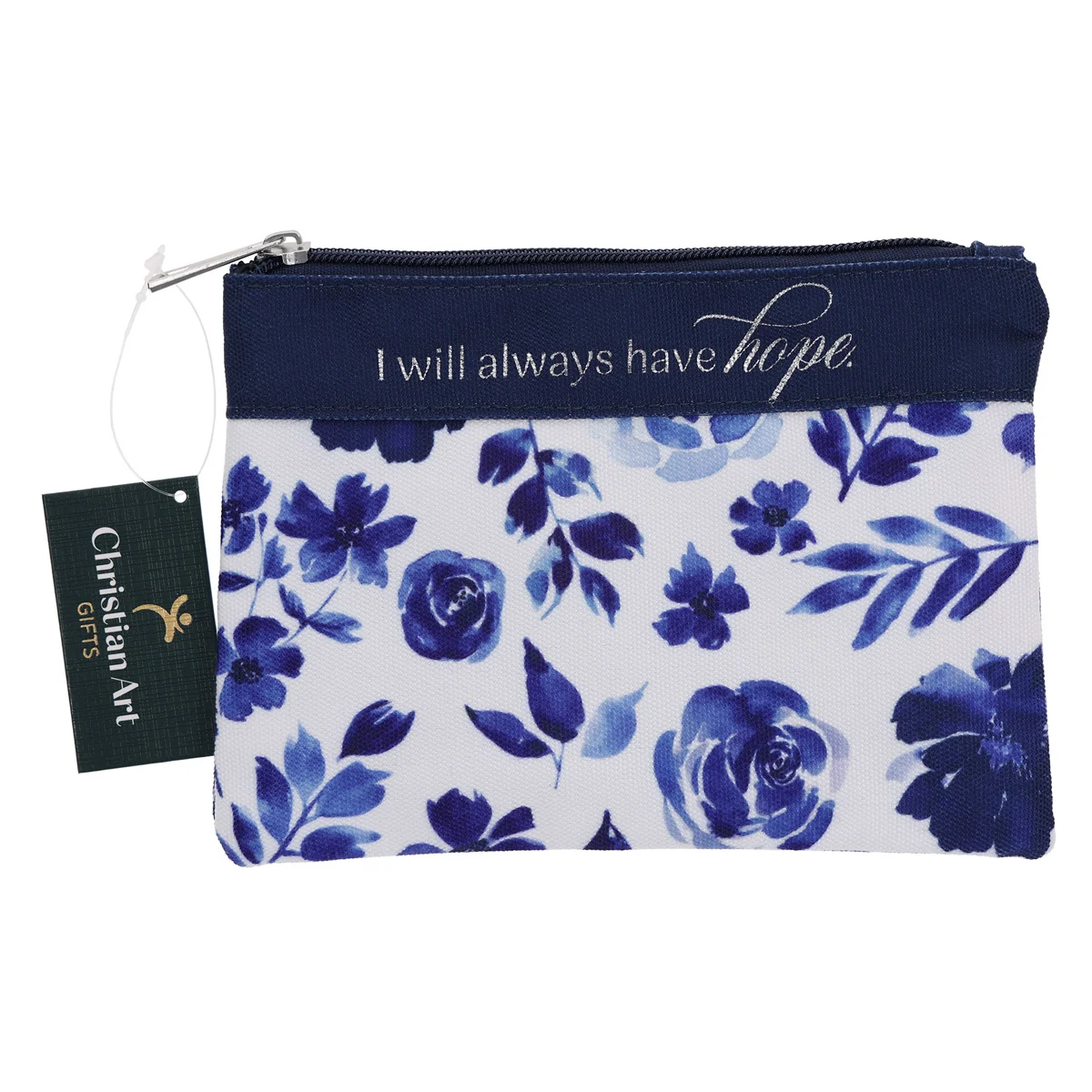 I Will Always Have Hope Canvas Zipper Pouch - Image 3