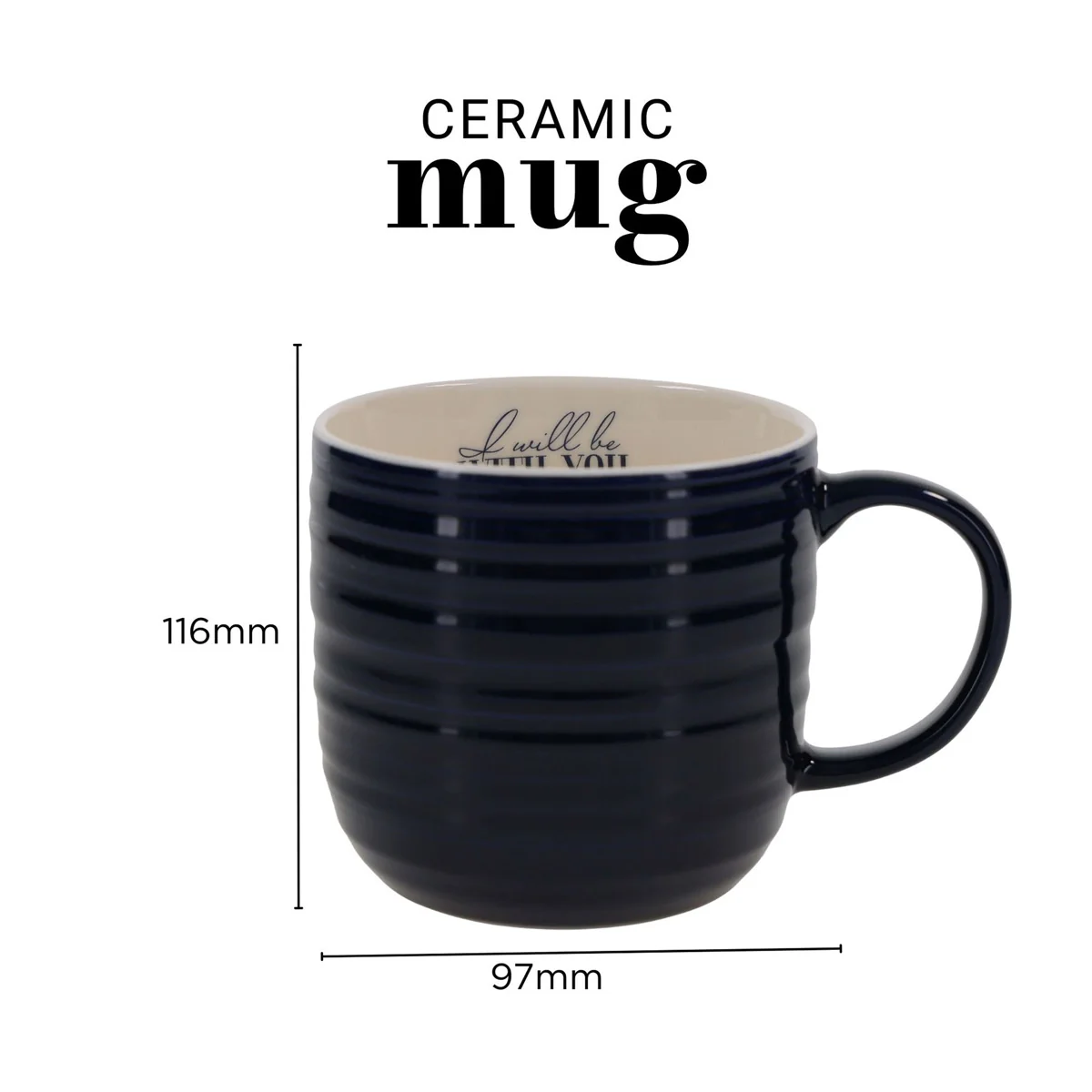 I Will Be with You Ceramic Mug - Image 5