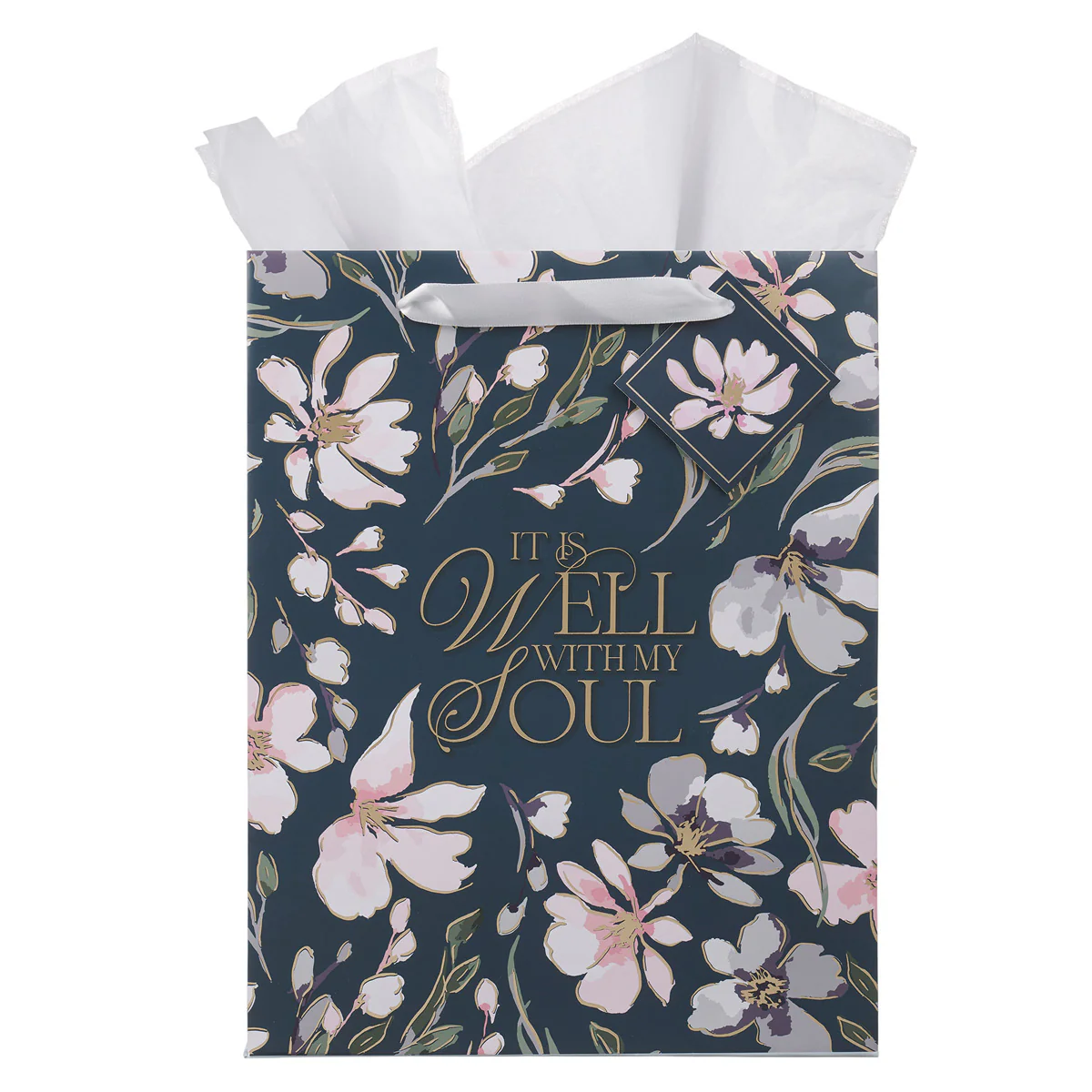 It Is Well with My Soul Portrait Gift Bag with Gift Tag