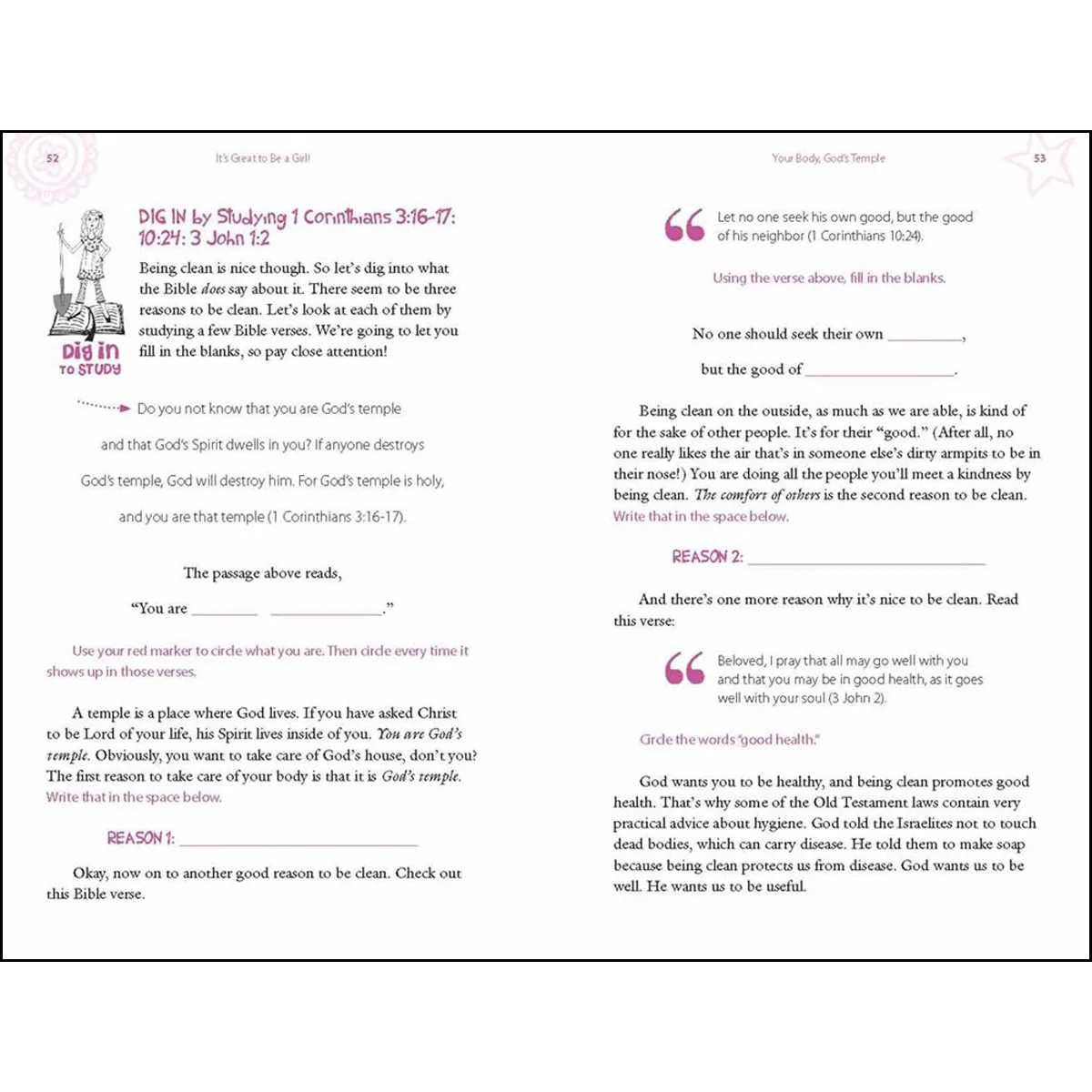 It's Great To Be A Girl!: A Guide To Your Changing Body (True Girl)(Paperback) - Image 4