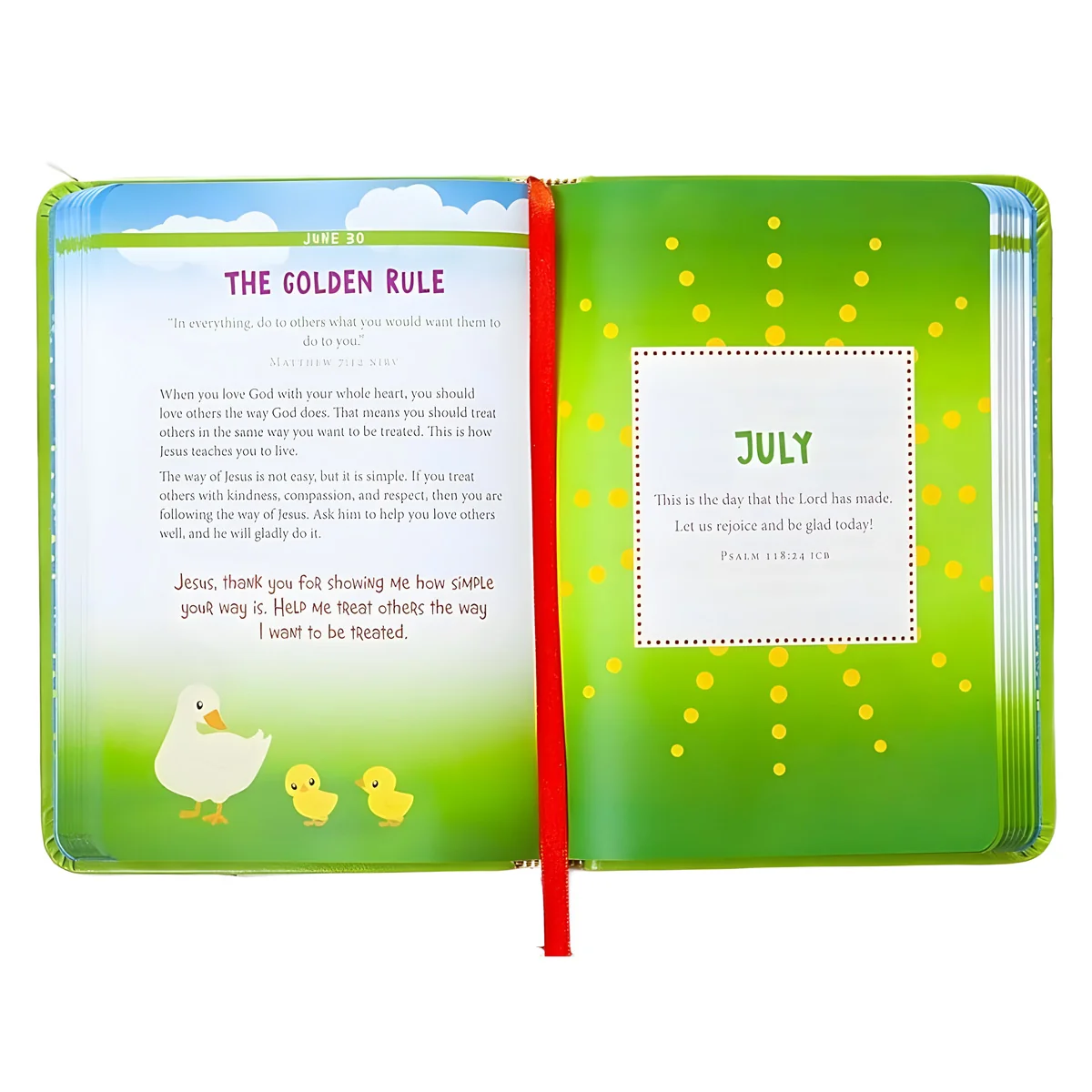Jesus First for Kids: 365 Devotions to Start Your Day (Imitation Leather) - Image 2