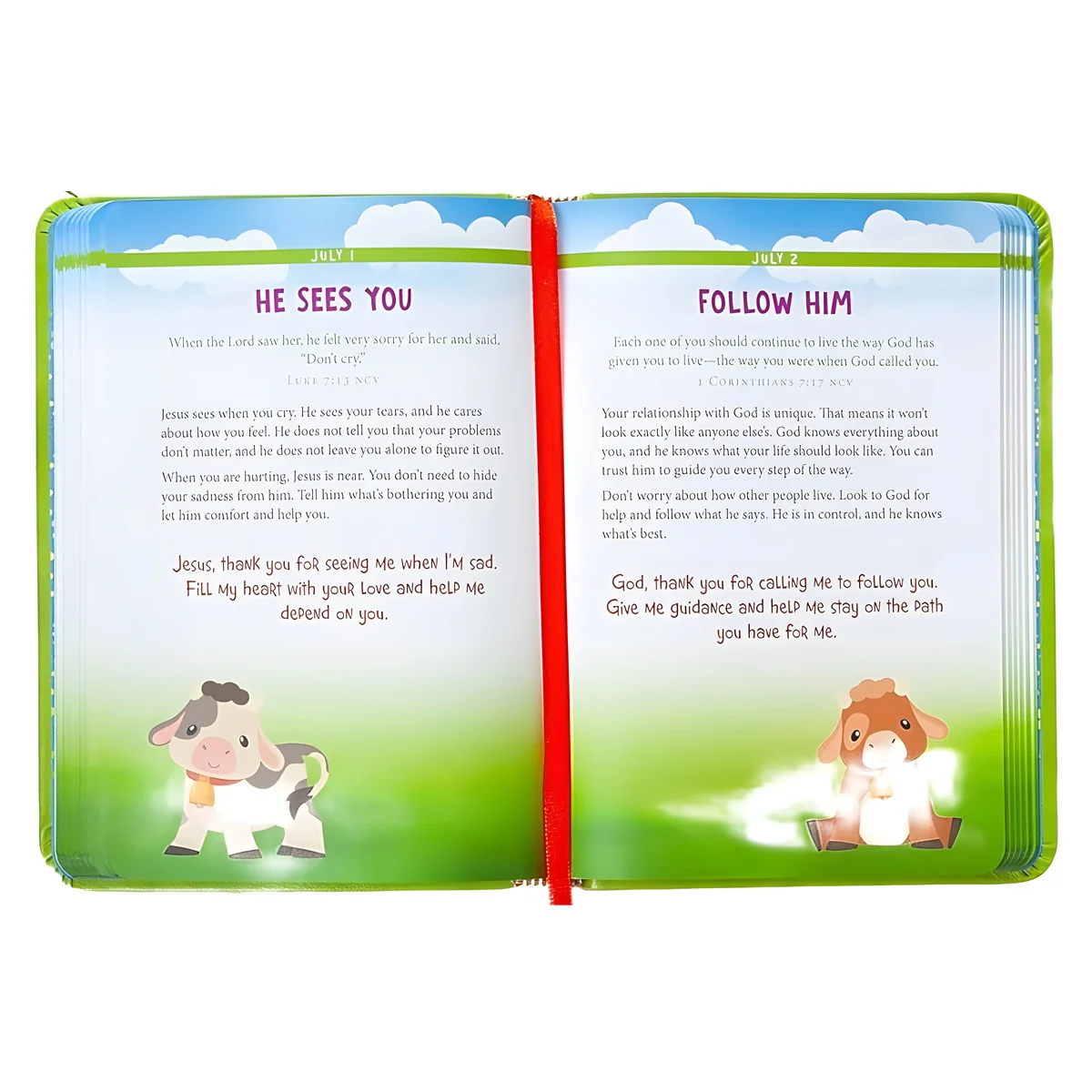 Jesus First for Kids: 365 Devotions to Start Your Day (Imitation Leather) - Image 3