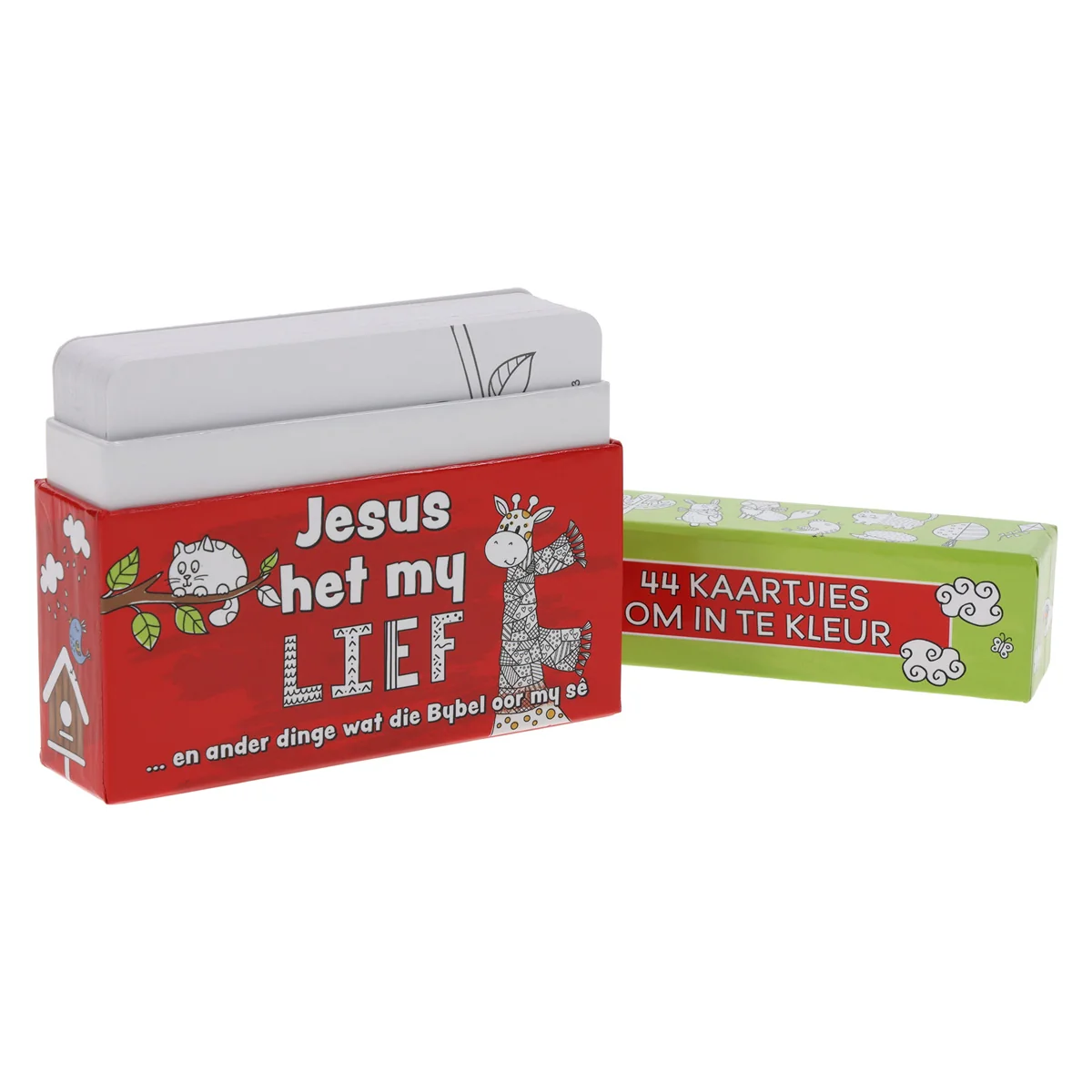 Jesus Het My Lief Afrikaans Coloring Boxed Cards for Children - Image 4