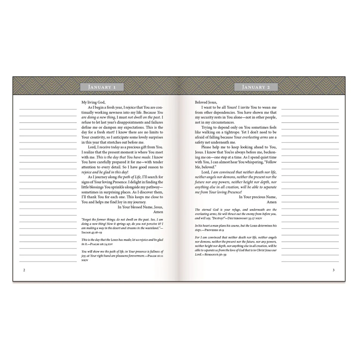 Jesus Listens: Daily Devotional Prayers (Imitation Leather) - Image 2