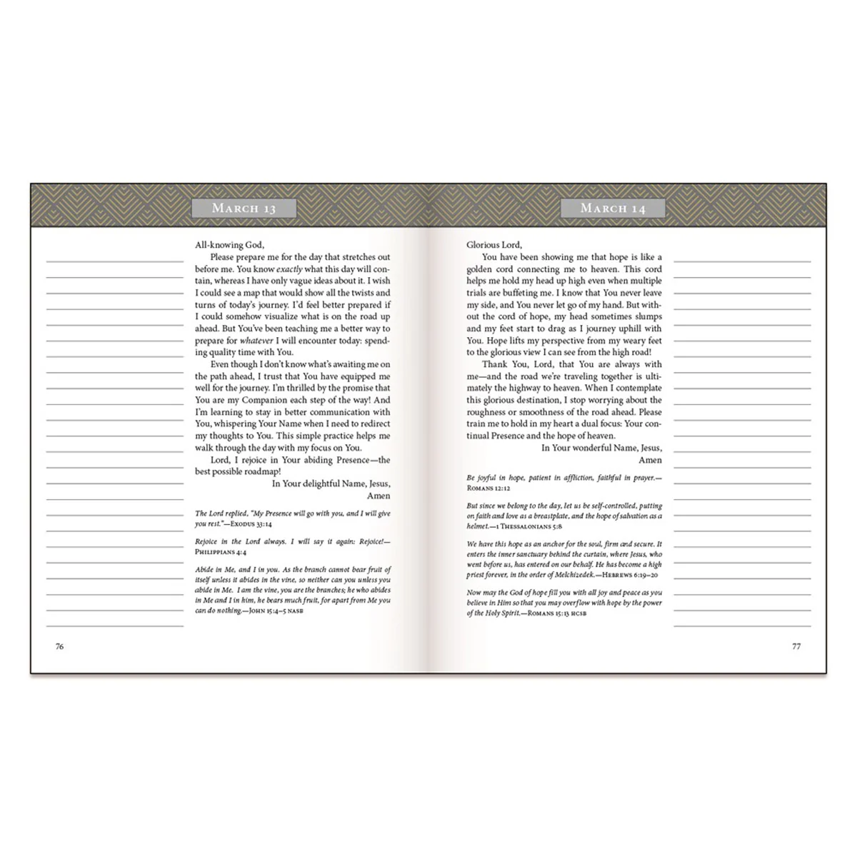 Jesus Listens: Daily Devotional Prayers (Imitation Leather) - Image 3