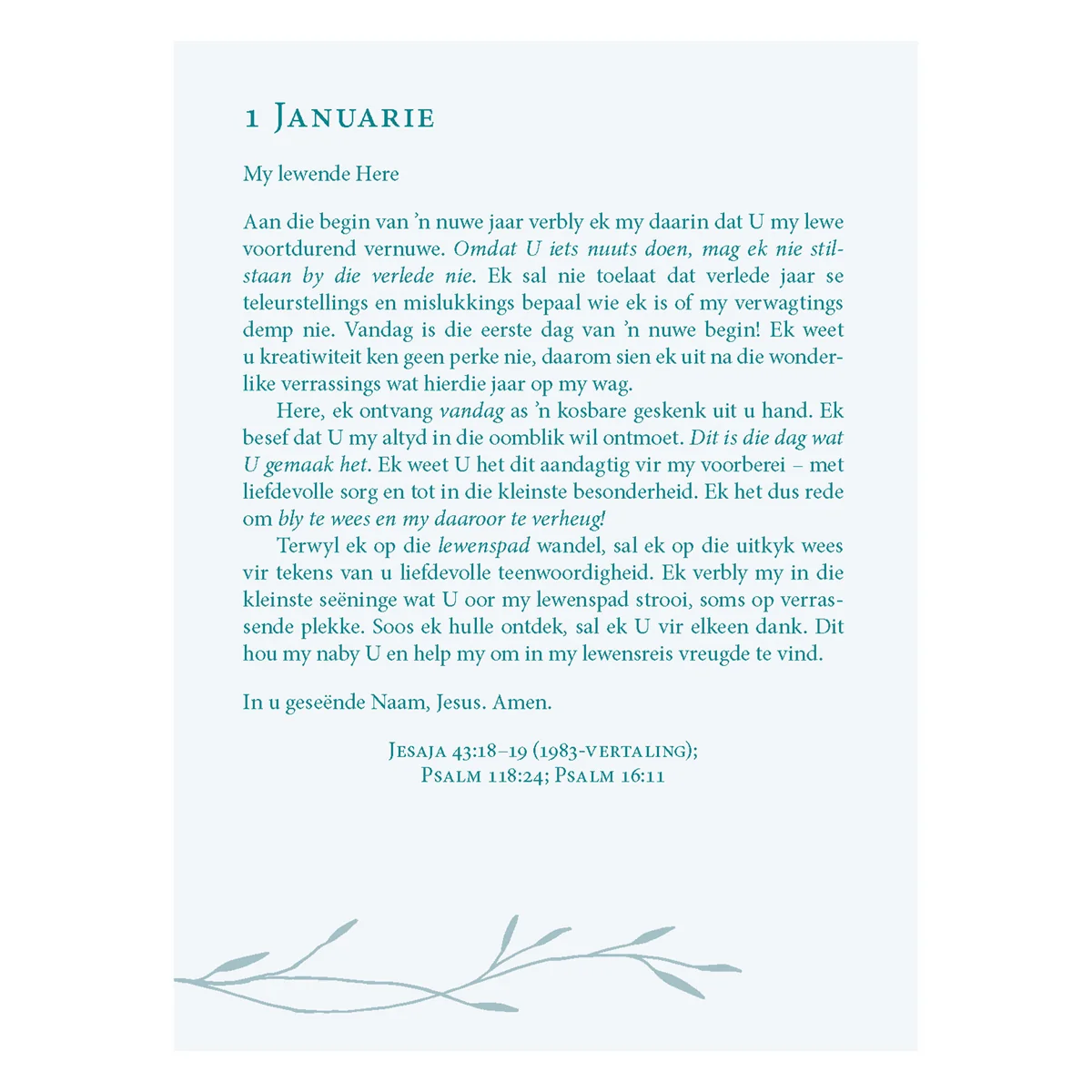 Jesus Luister: Dagstukkiegebede vir Vrede, Vreugde en Hoop (Hardeband) - Image 4