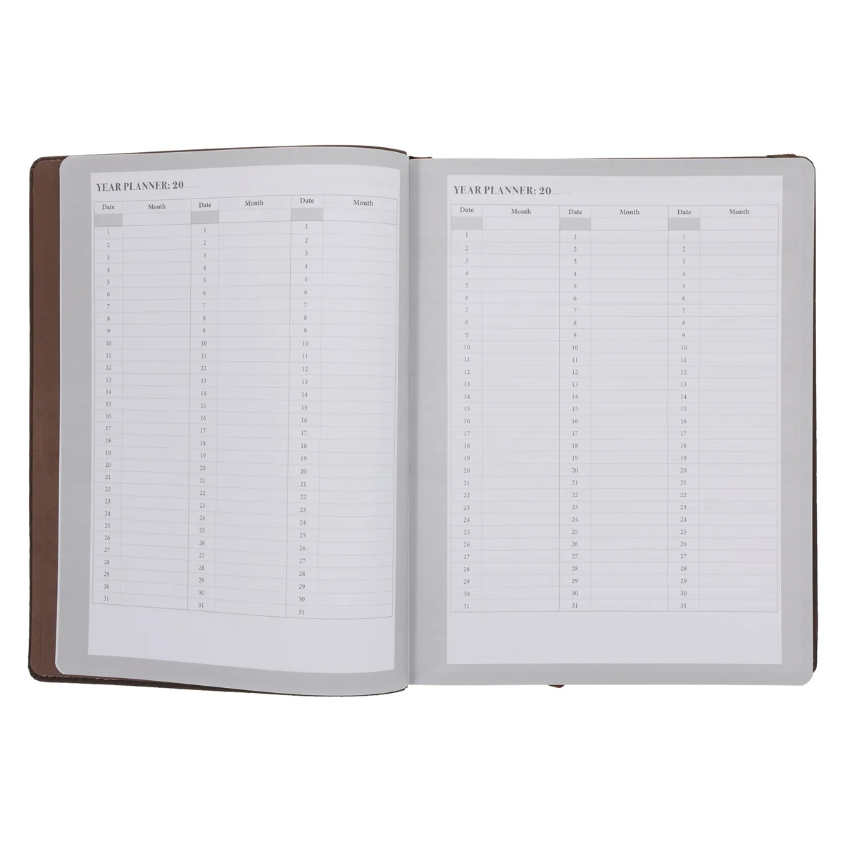 John C. Maxwell Undated Planner Brown (Imitation Leather) - Image 3
