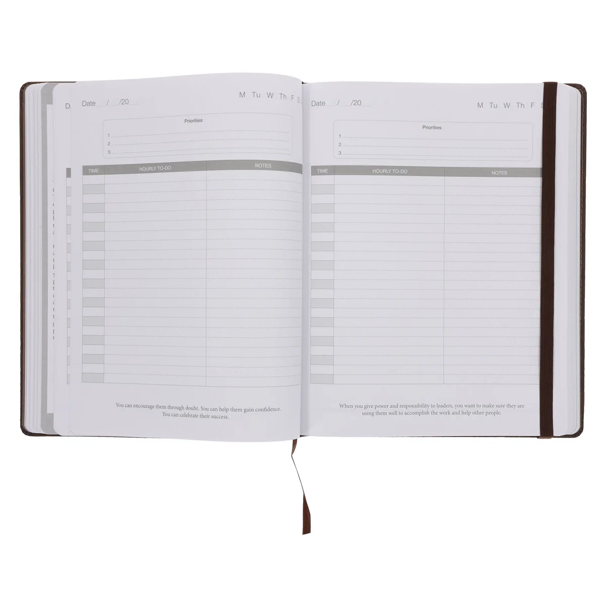 John C. Maxwell Undated Planner Brown (Imitation Leather) - Image 4