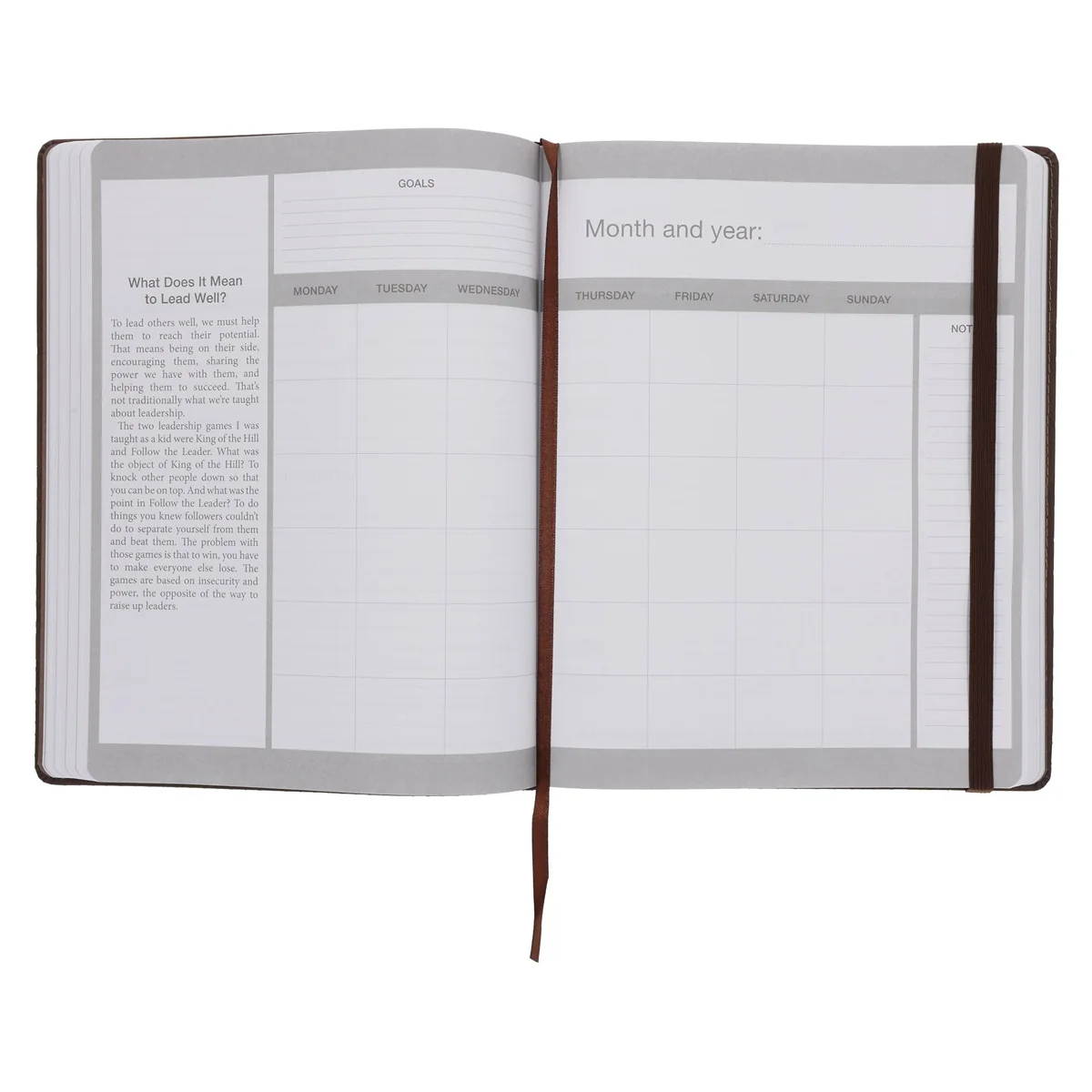 John C. Maxwell Undated Planner Brown (Imitation Leather) - Image 6