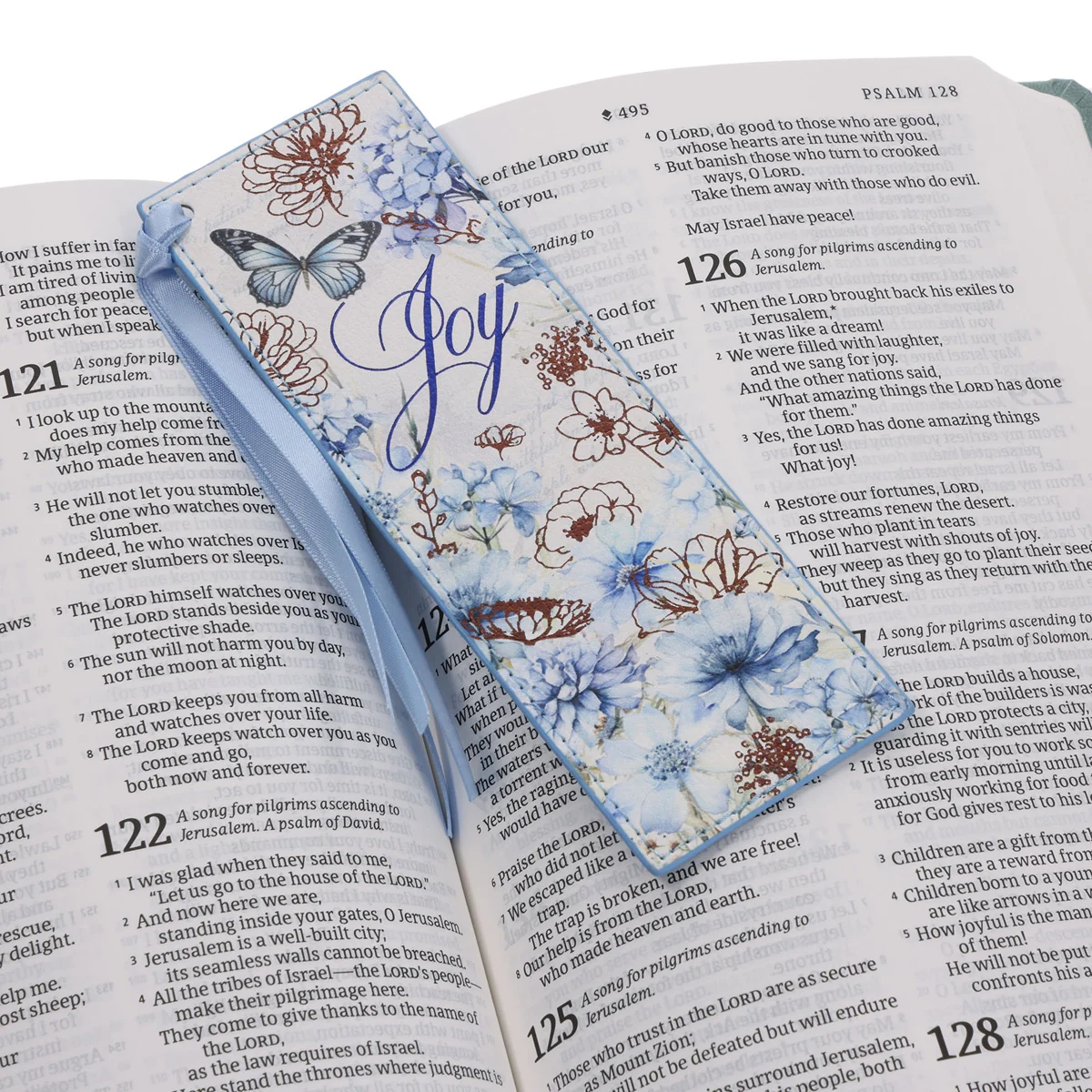 Joy Faux Leather Bookmark - Image 3