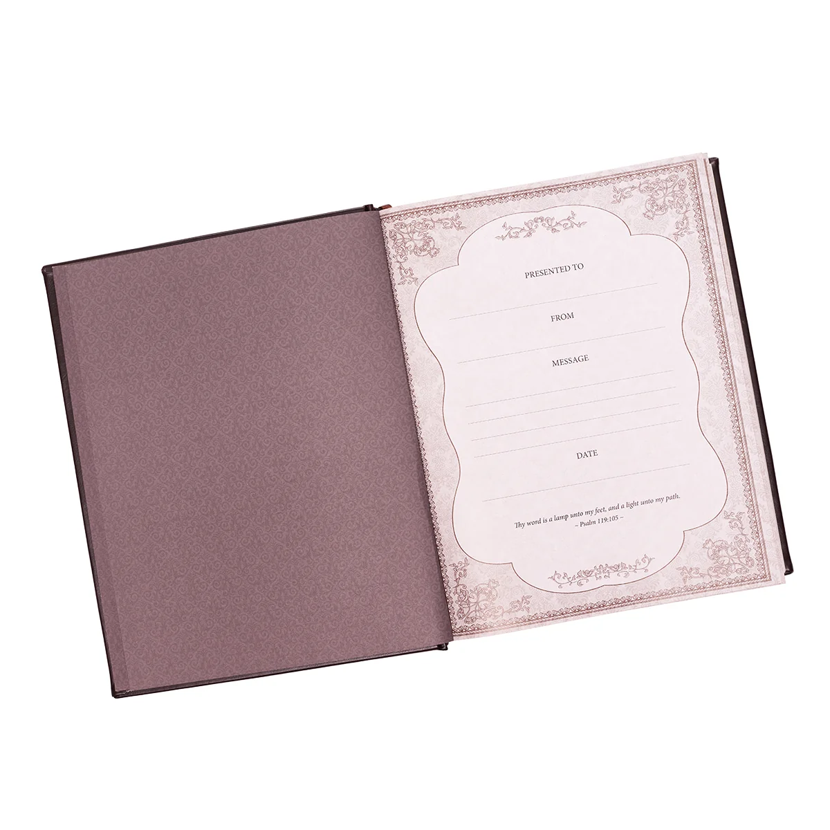 KJV Brown Faux Leather Family Bible - Image 4