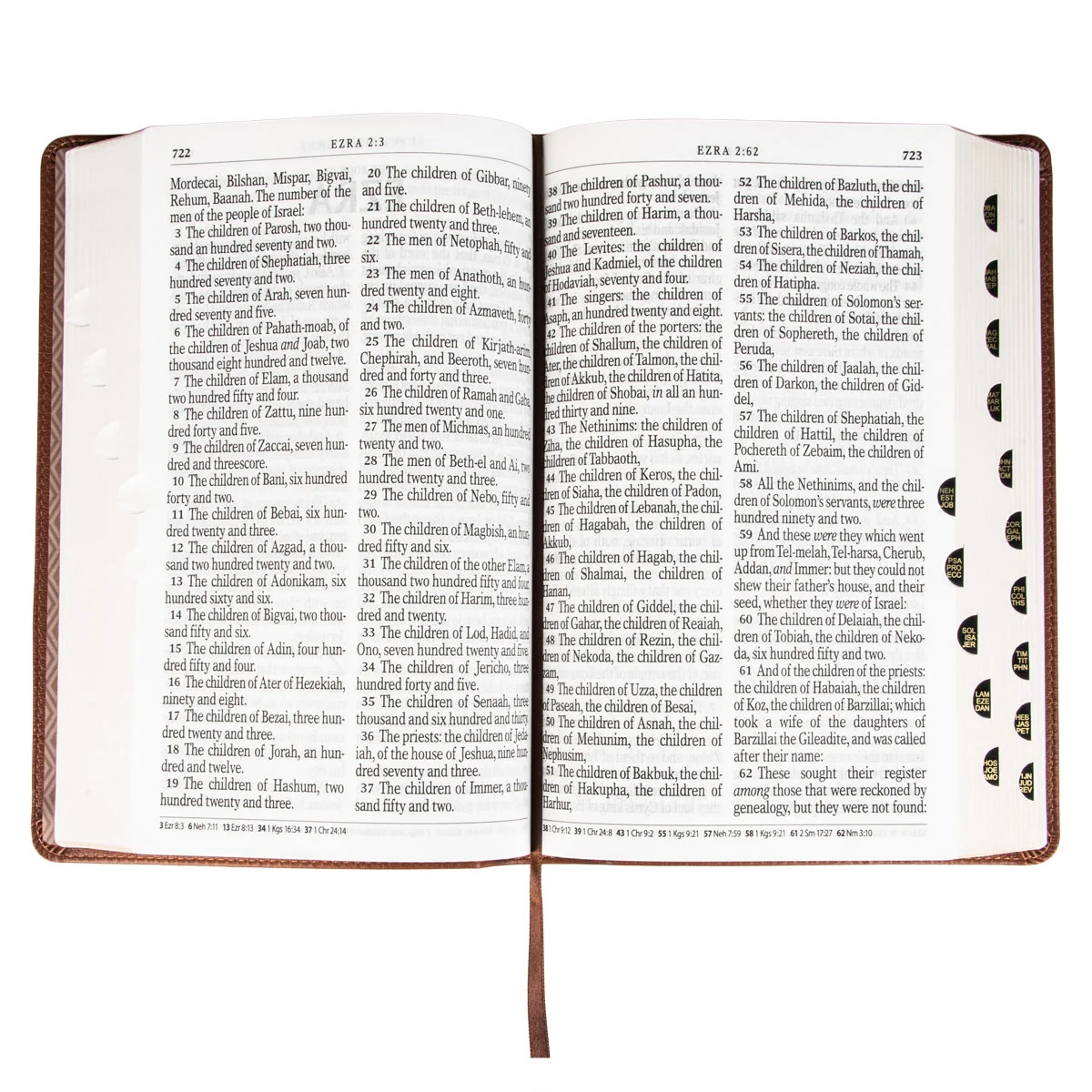 KJV Brown Faux Leather Medium Bible Giant Print - Image 6