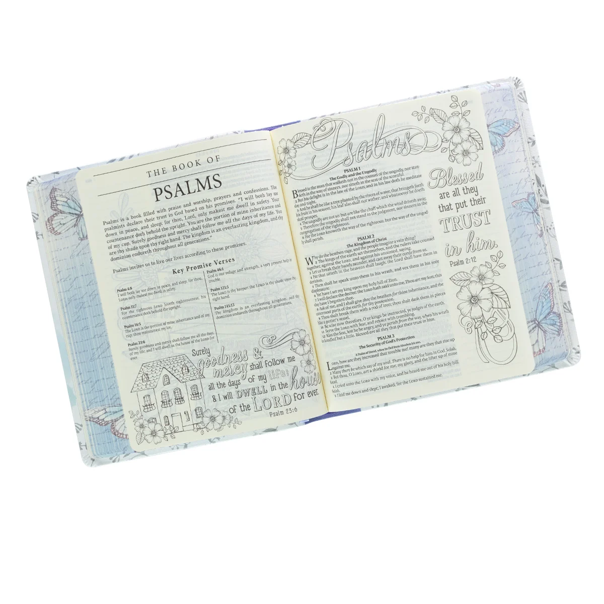 KJV Butterflies Flexcover Faux Leather My Promise Bible - Image 6