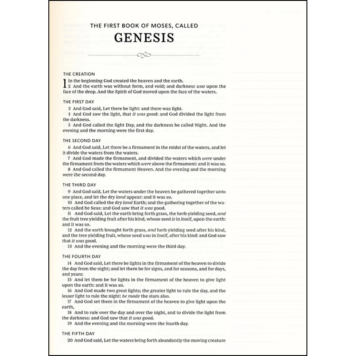 KJV Journal: The Word Bible Red Letter Brown (Comfort Print)(Imitation Leather) - Image 4