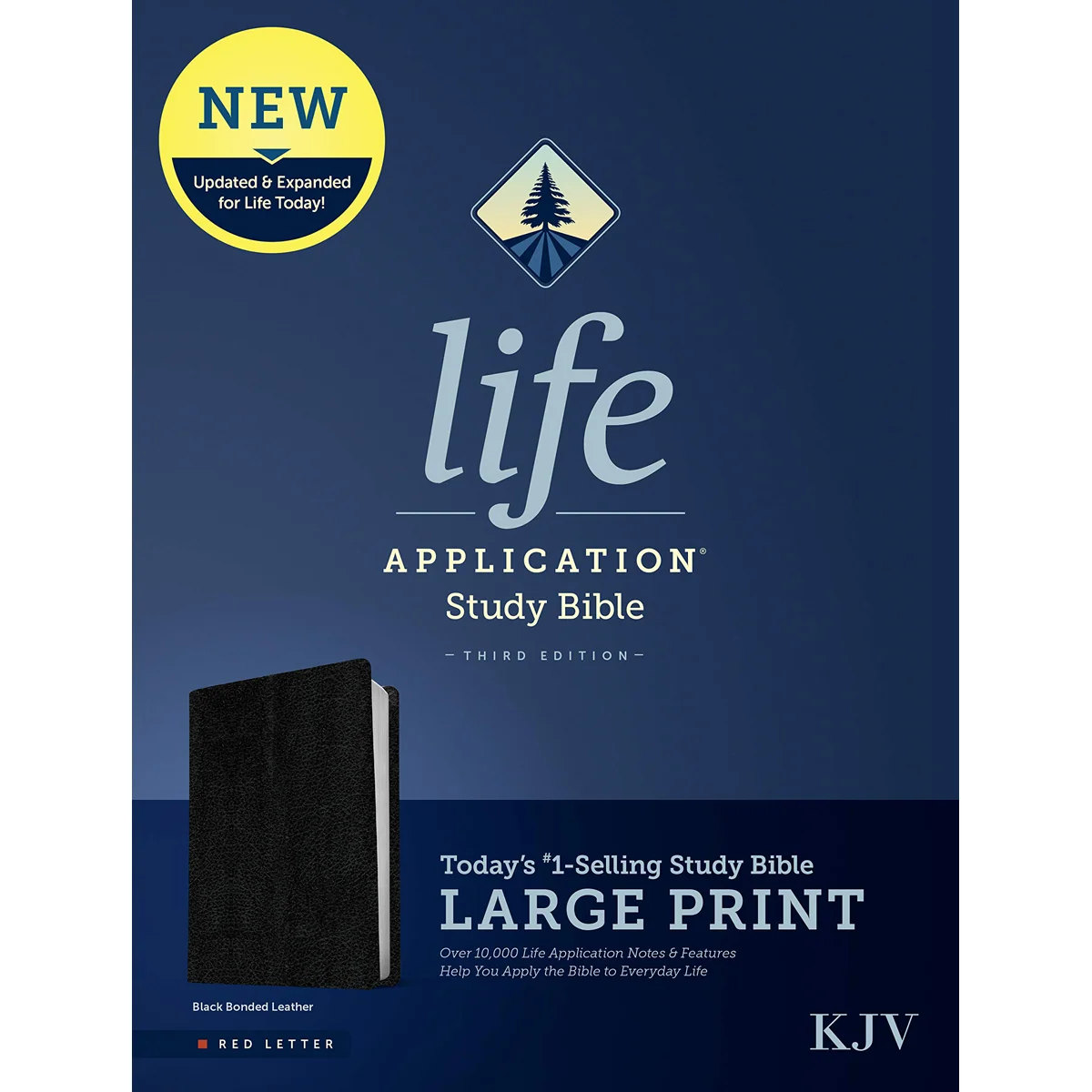 KJV Life Application Study Bible, Third Edition, Large Print, Red Letter, Black (Bonded Leather) - Image 3
