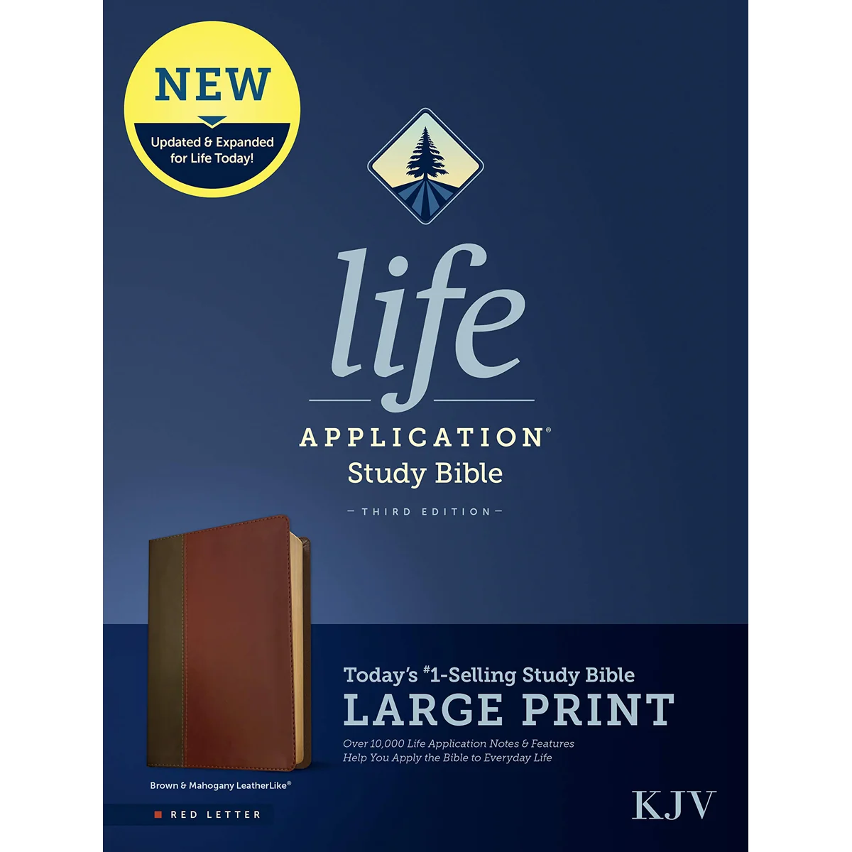 KJV Life Application Study Bible, Third Edition, Large Print, Red Letter, Brown (Imitation leather) - Image 3