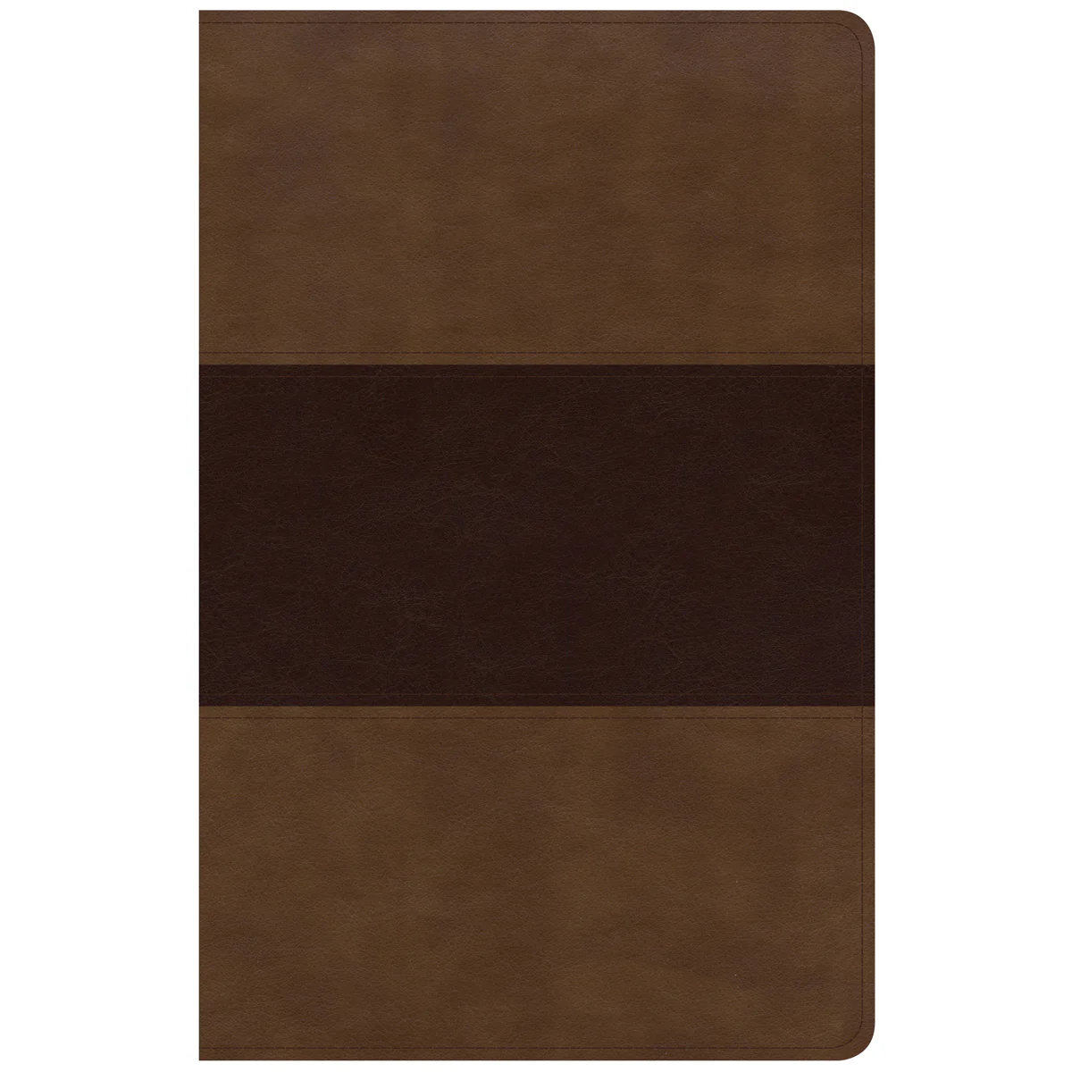 KJV Personal Size Reference Bible Large Print Saddle Brown (Imitation Leather)