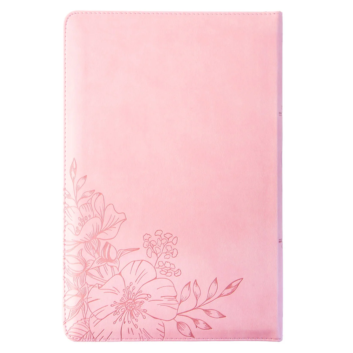 KJV Pink Faux Leather Thinline Bible Large Print - Image 2