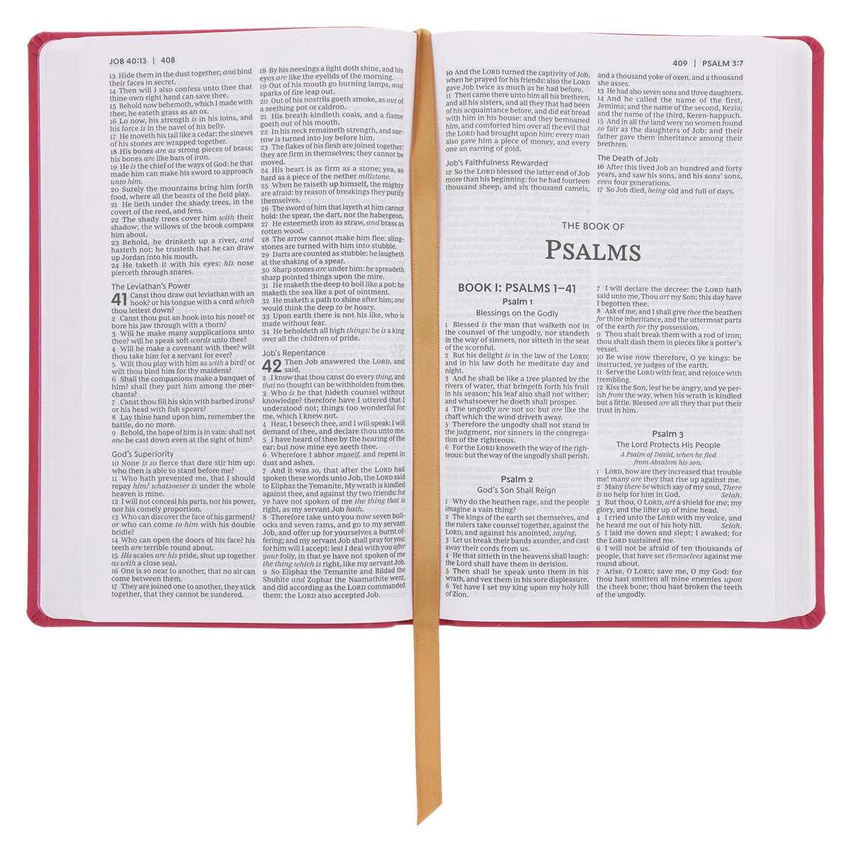 KJV Pink Imitation Leather Value Ultra Thinline Bible Comfort Print - Image 4