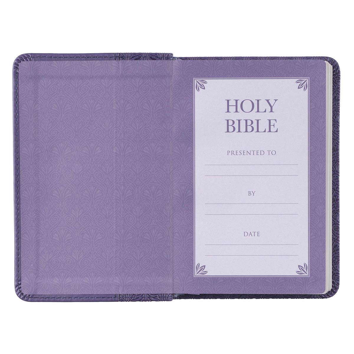 KJV Purple Faux Leather Mini Pocket Bible - Image 6