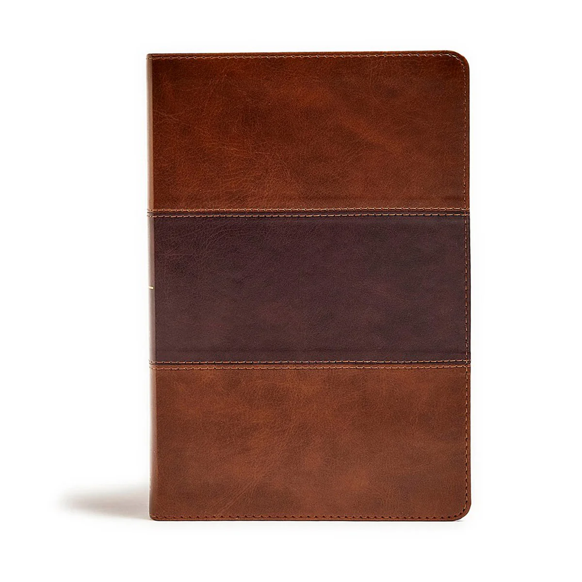 KJV Reference Bible Giant Print Indexed Saddle Brown (Imitation Leather)