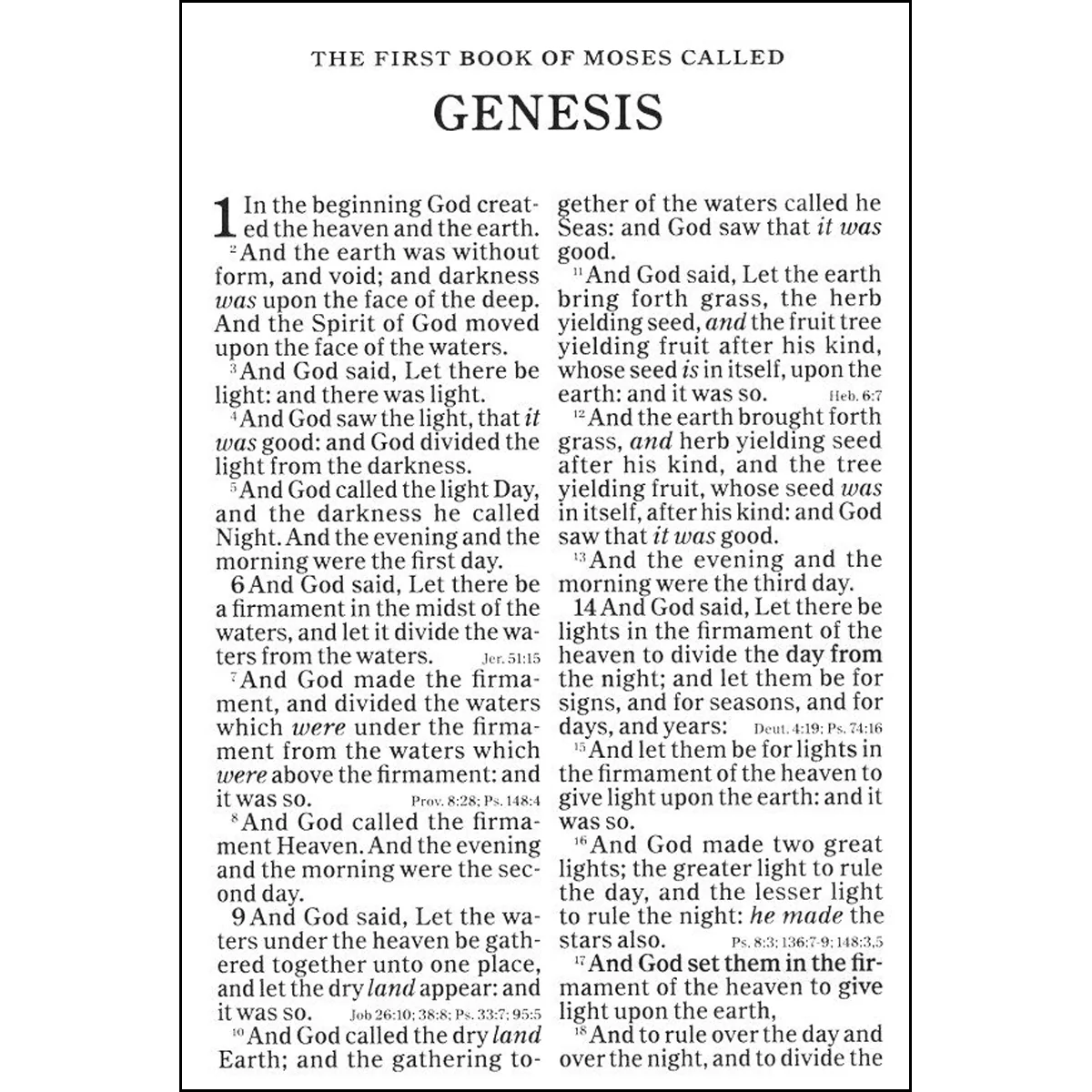KJV Reference Bible Super Giant Print Indexed Black (Genuine Leather) - Image 4