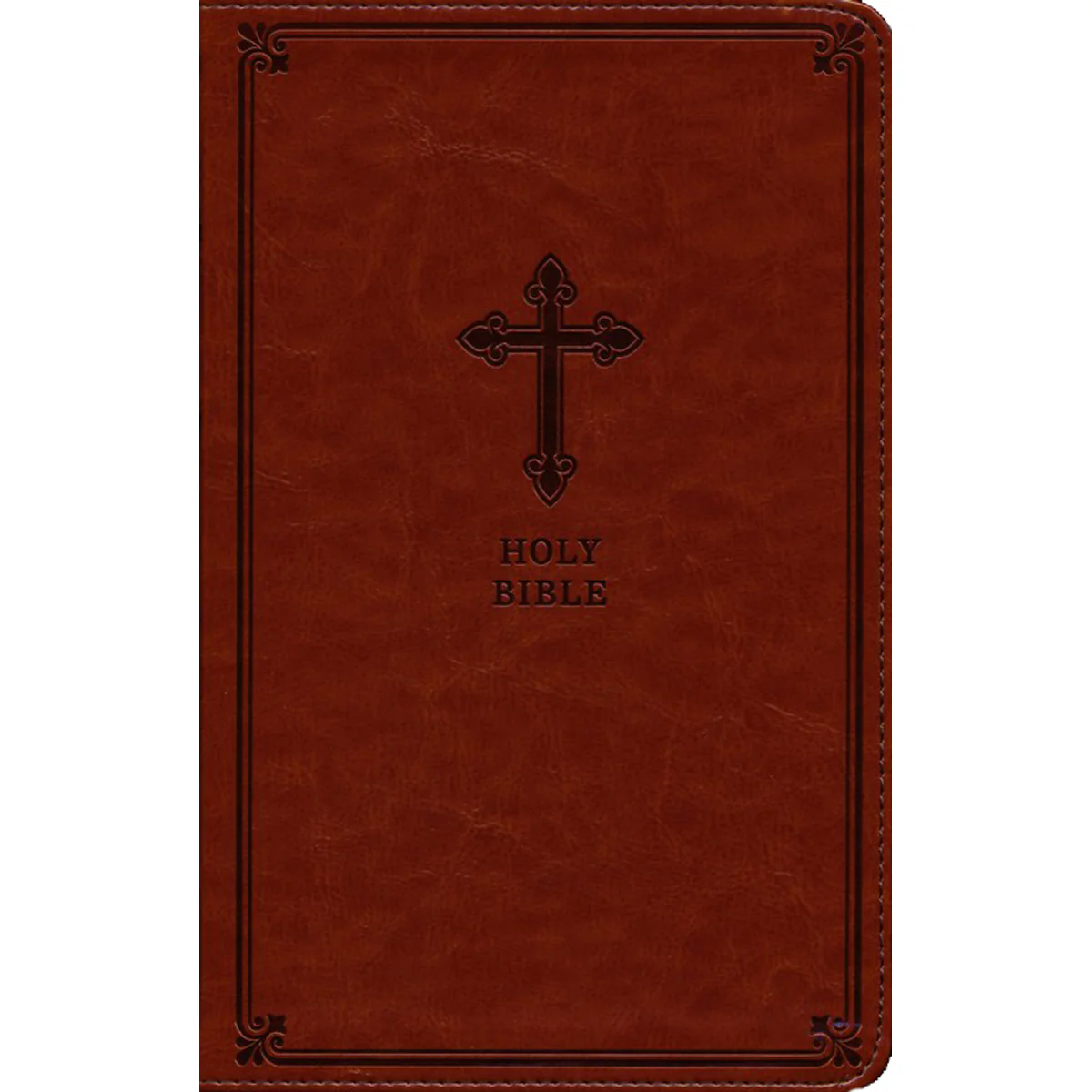 KJV Thinline Bible Red Letter Edition Brown (Comfort Print)(Imitation Leather)