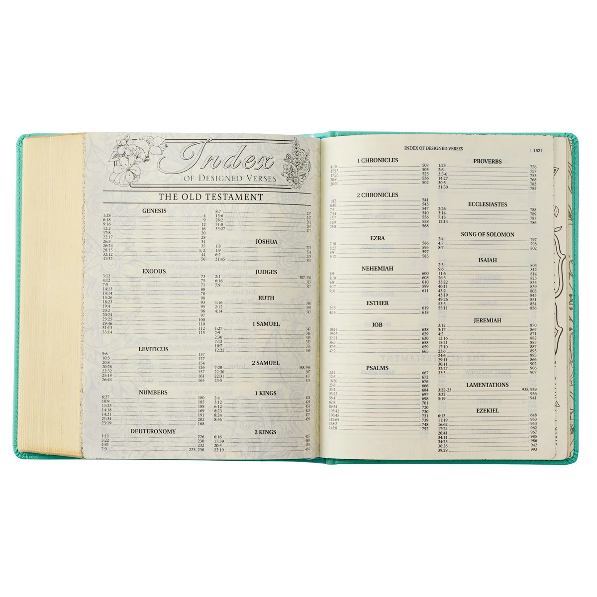 KJV Teal Faux Leather Hardcover My Promise Bible - Image 6