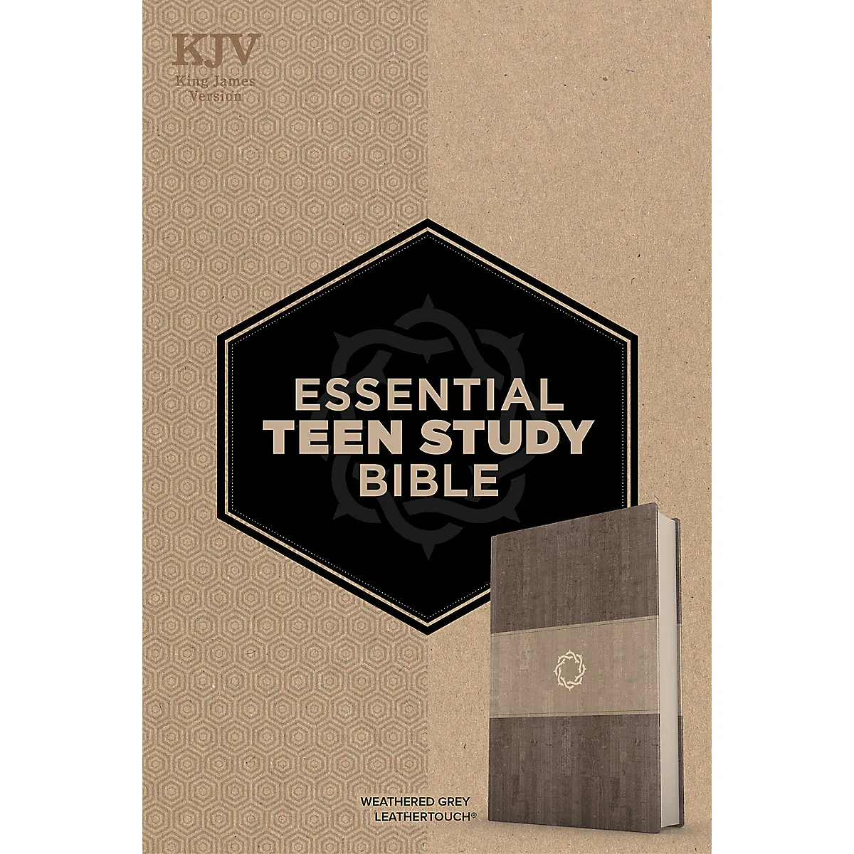KJV Weathered Grey Imitation Leather Essential Teen Study Bible - Image 2