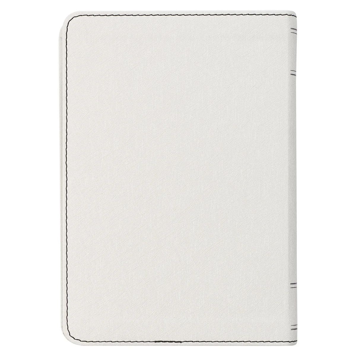 KJV White Faux Leather Compact Bible Large Print - Image 2