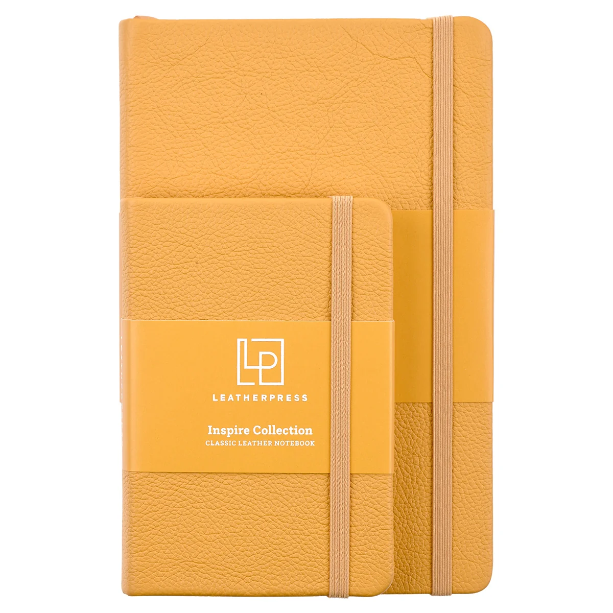 Leatherpress Butter Yellow Genuine African Leather Notebook - Image 7