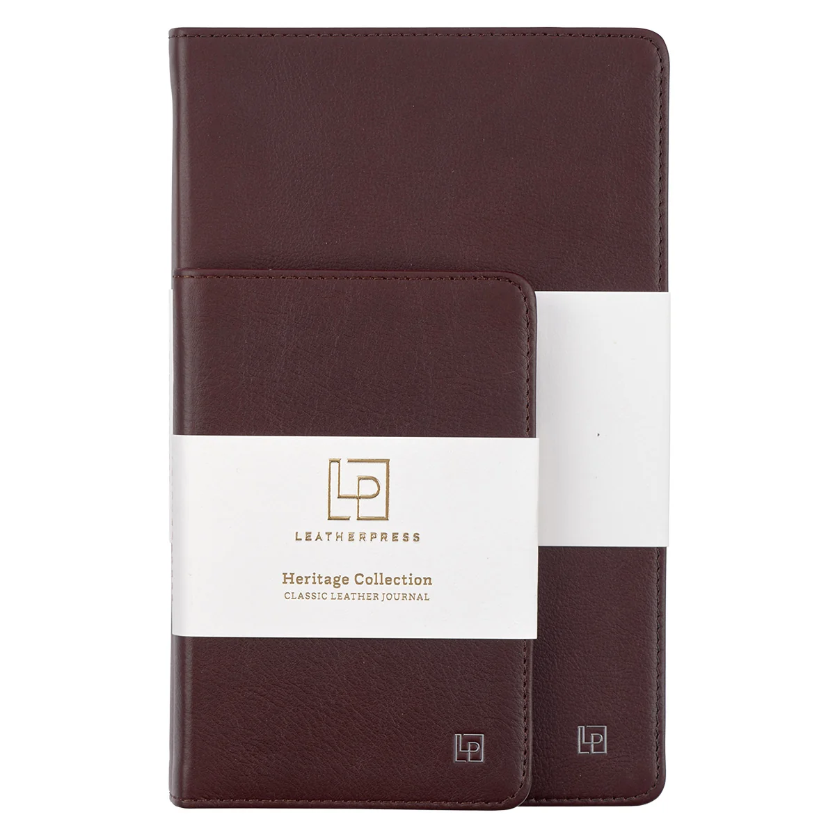 Leatherpress Cacao Brown Genuine African Leather Pocket Journal - Image 6