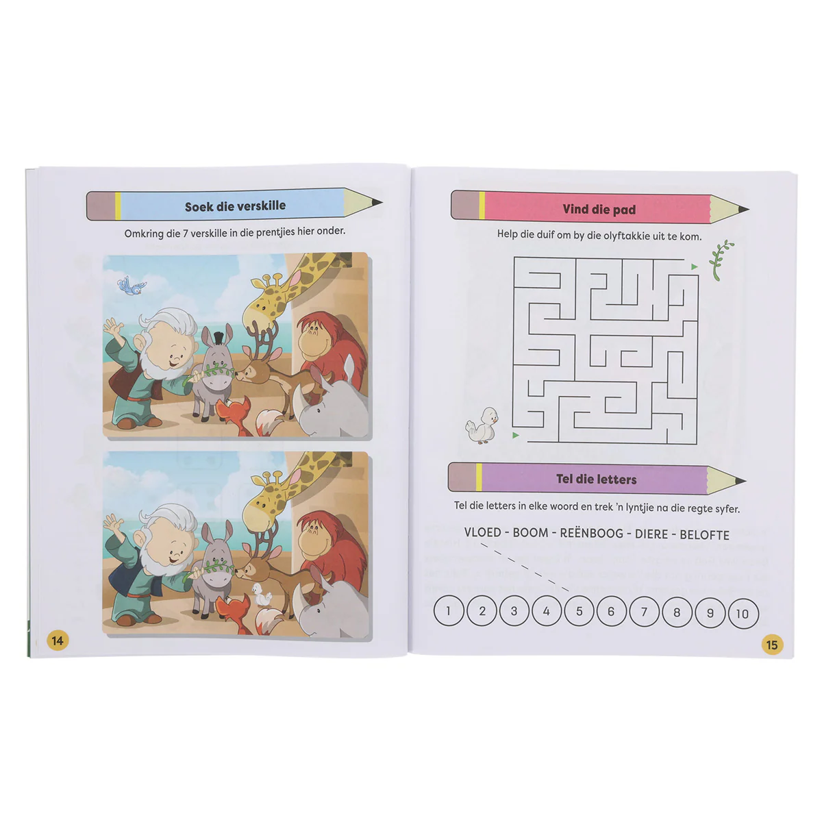 Leer uit die Bybel: Kom Speel met Syfers Boek 1 (Sagteband) - Image 5