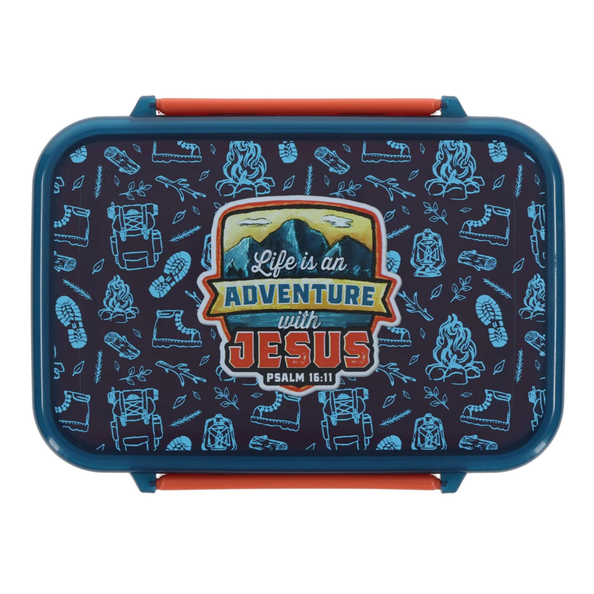 Life Is an Adventure with Jesus Plastic Lunch Box - Image 2