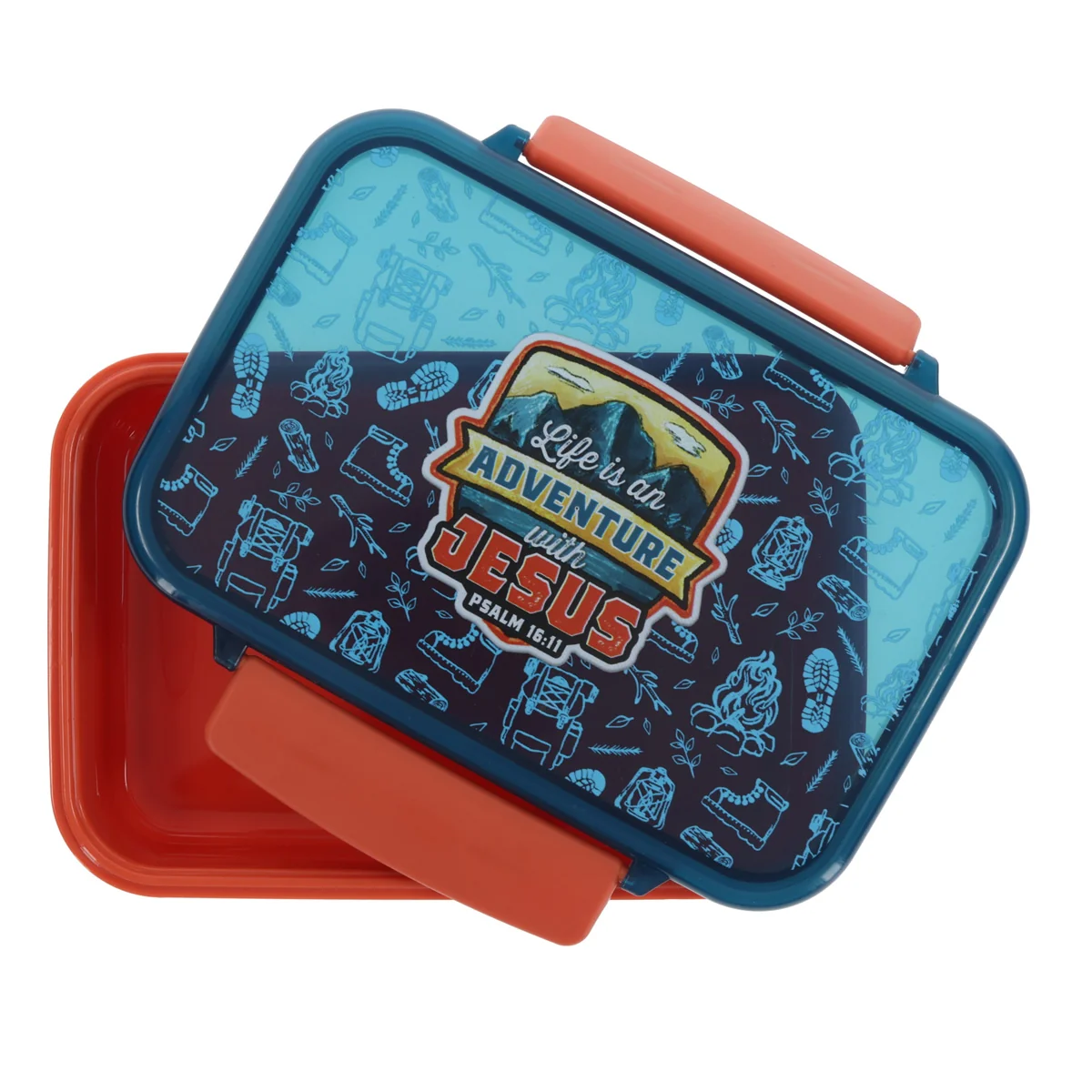 Life Is an Adventure with Jesus Plastic Lunch Box - Image 4