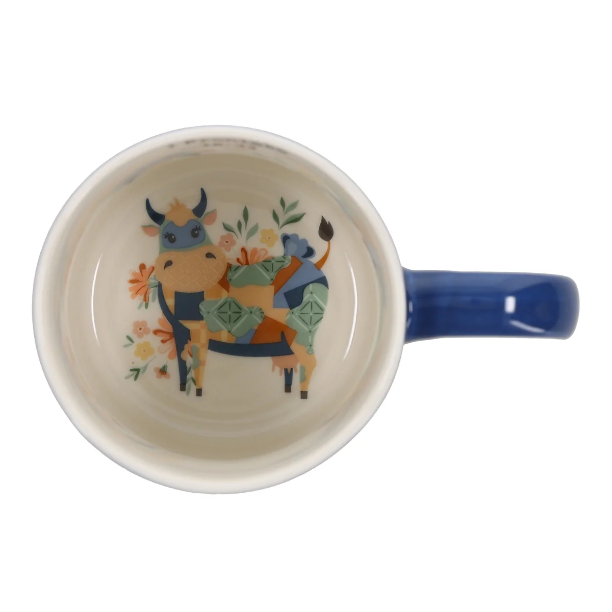 Loof die Here Want Hy Is Goed Afrikaans Blue Ceramic Mug - Image 3