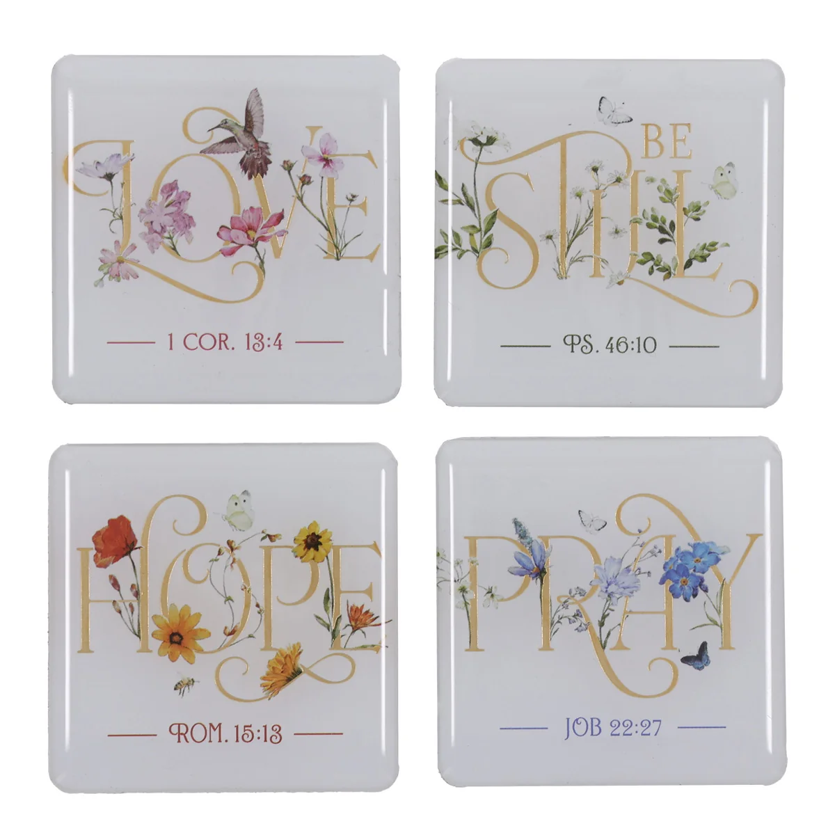 Love Hope Pray Be Still Four-Piece Magnetic Set - Image 3